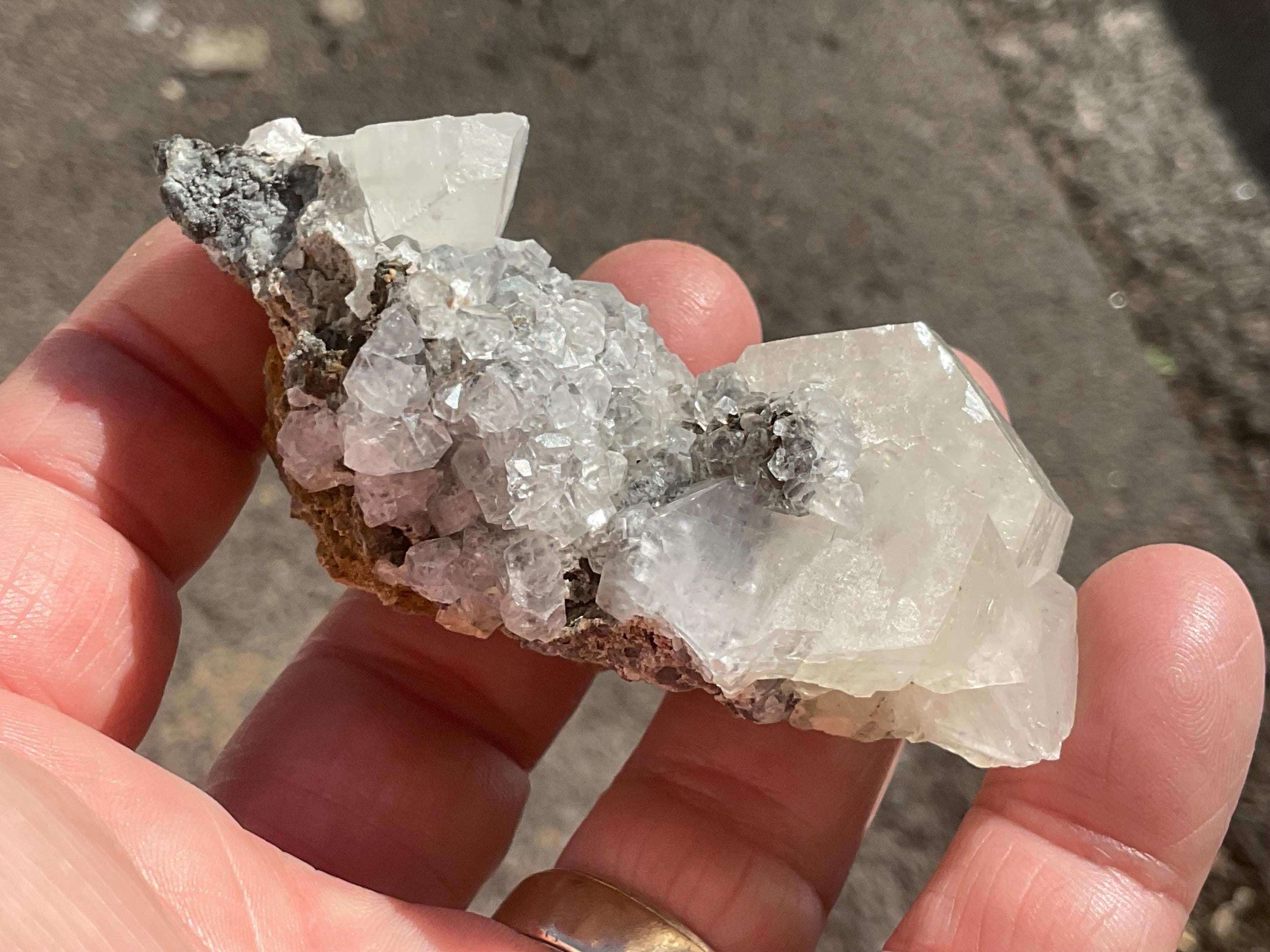 92g Multi Generational Calcite Specimen from Hunan, China
