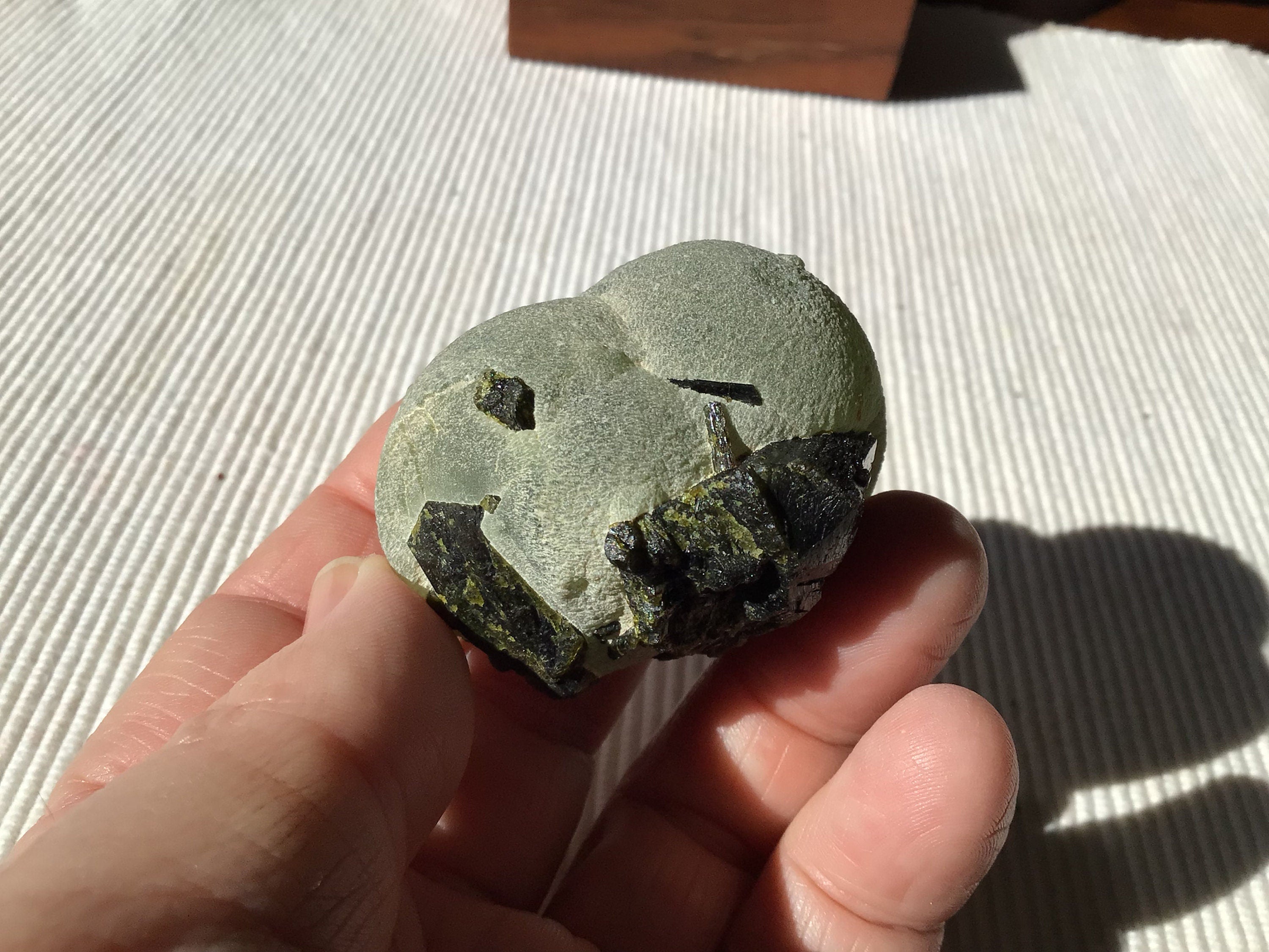 117g Mali Prehnite with Epidote Specimen 7B