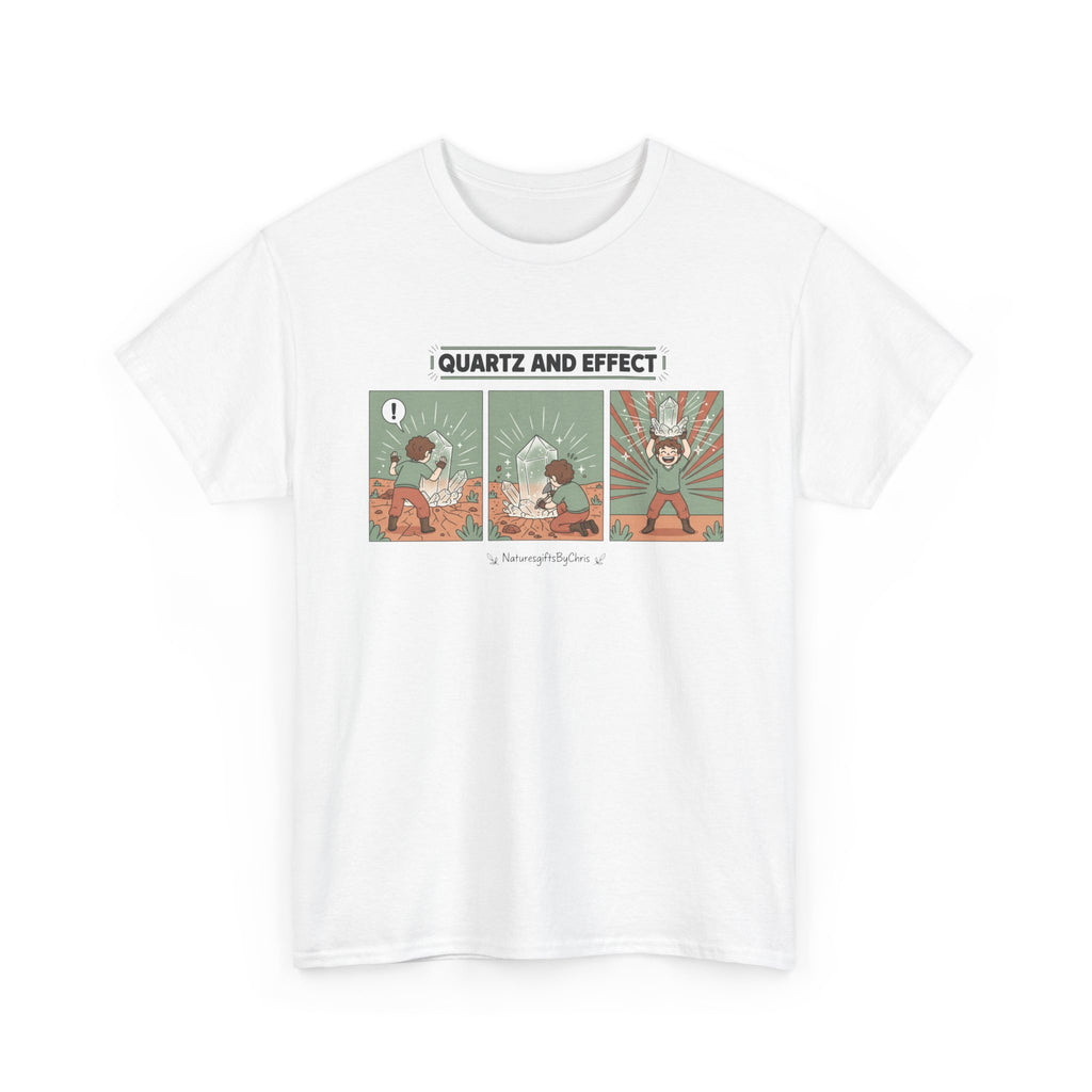 T-Shirt — "Quartz and Effect" Retro Comic Panel Tee