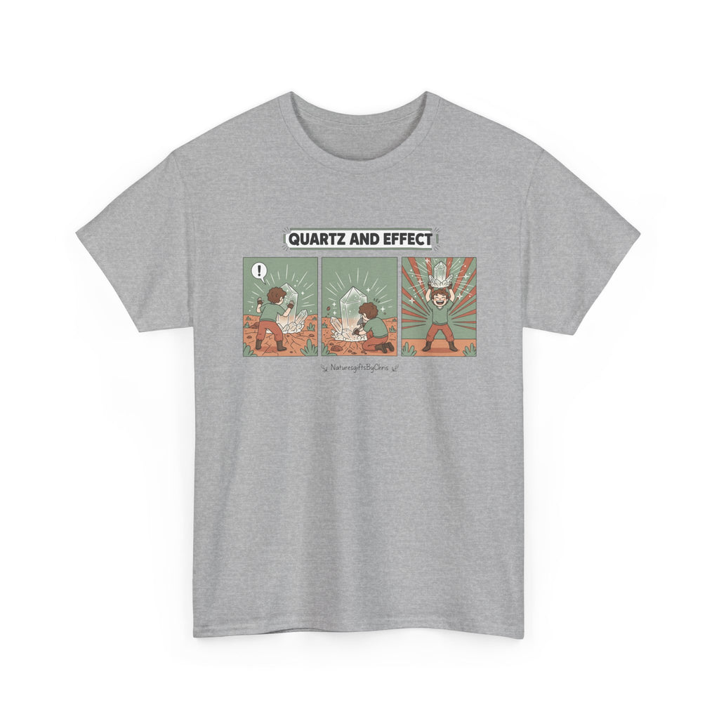T-Shirt — "Quartz and Effect" Retro Comic Panel Tee