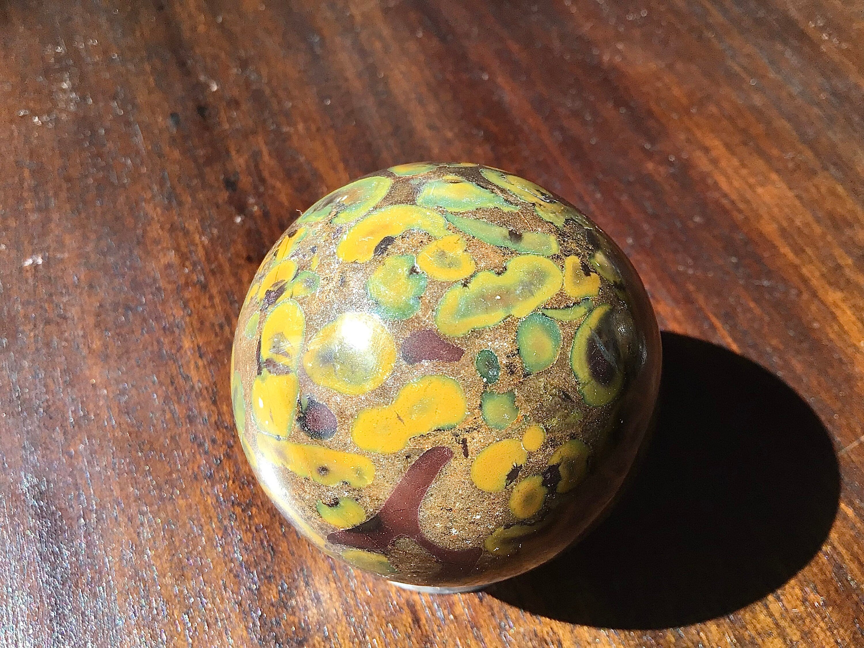 192g Fruit Jasper Sphere E