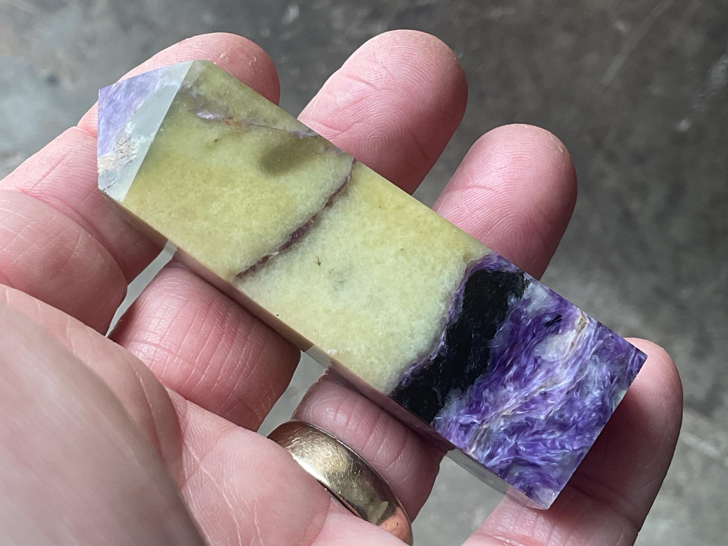 70g Charoite with Calcite Generator 1C