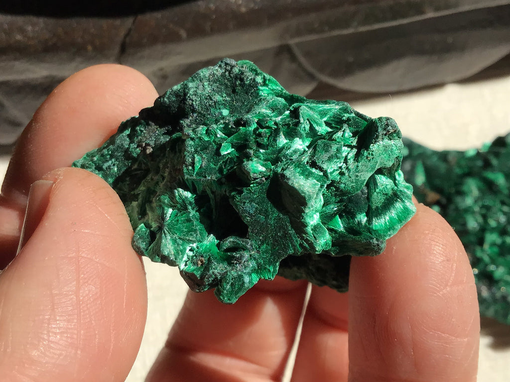 36g Silky Congolese Malachite Specimen 4B
