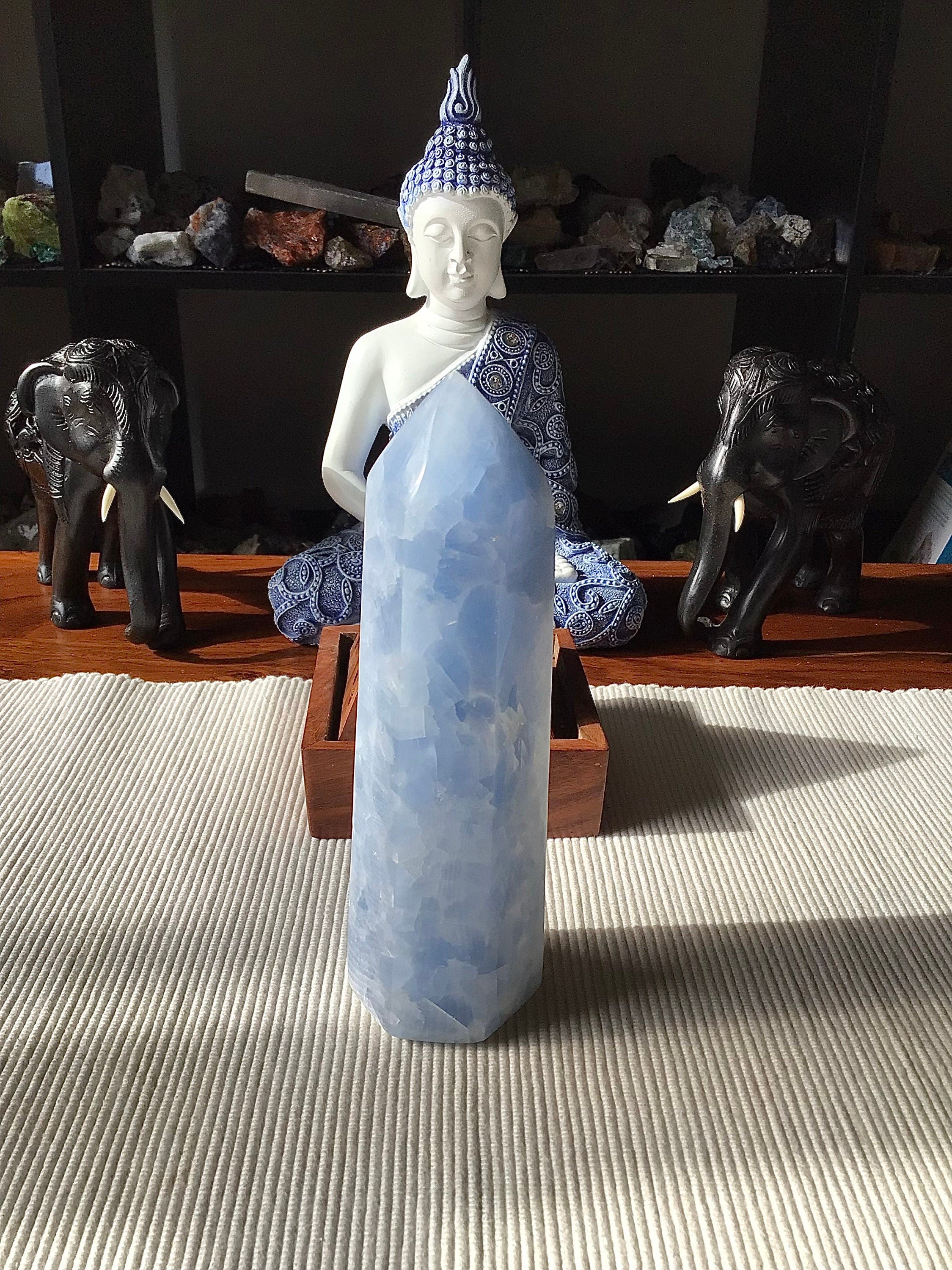 522g Blue Calcite XLarge Generator A