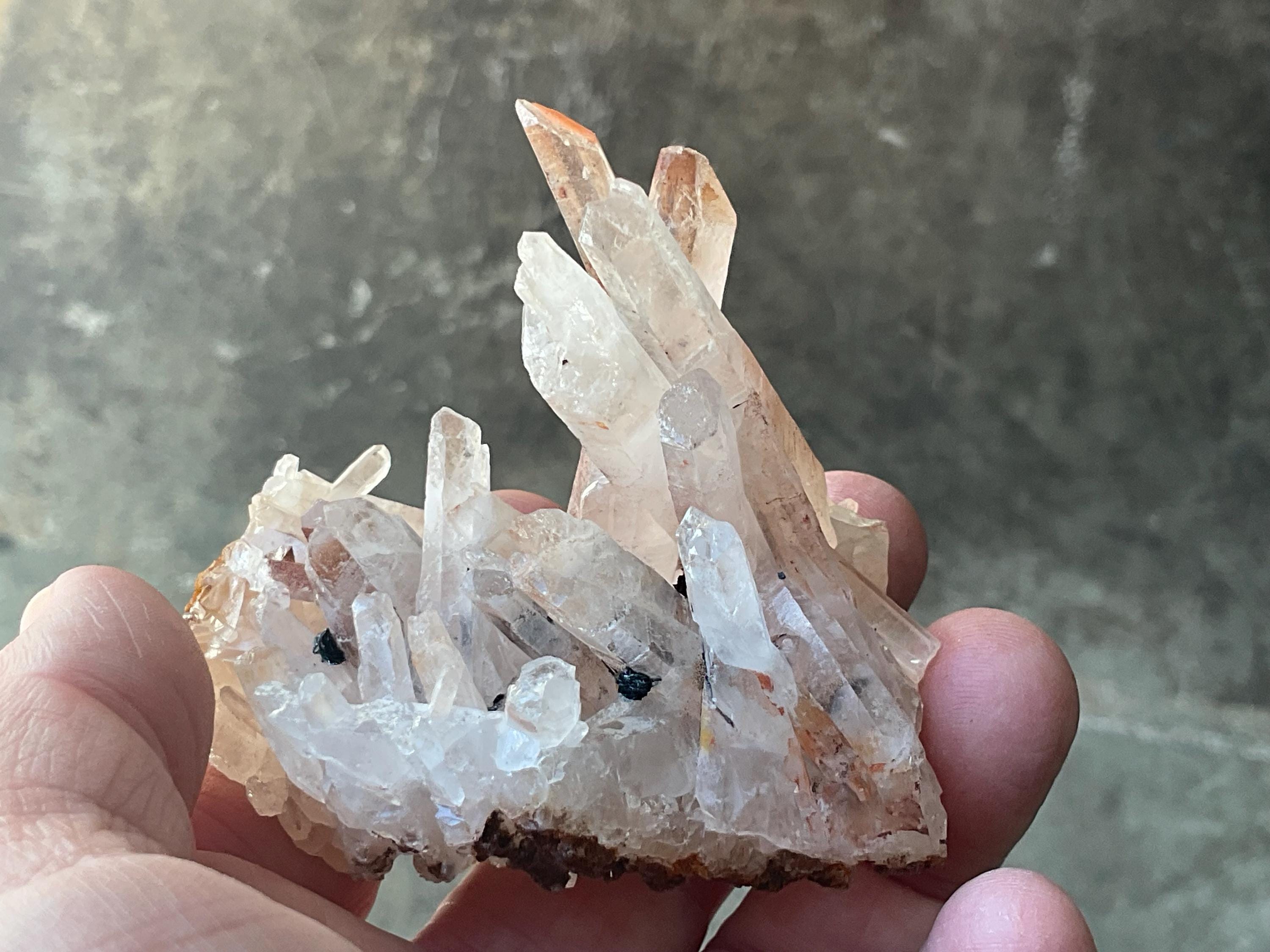 120g Specularite Quartz Cluster 2B from Inner Mongolia