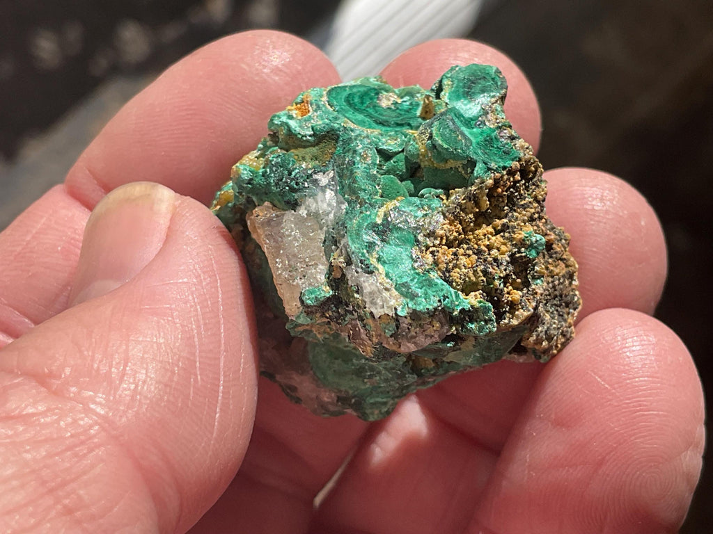 36g Australian Malachite, Cerussite and Pyromorphite Specimen 5C