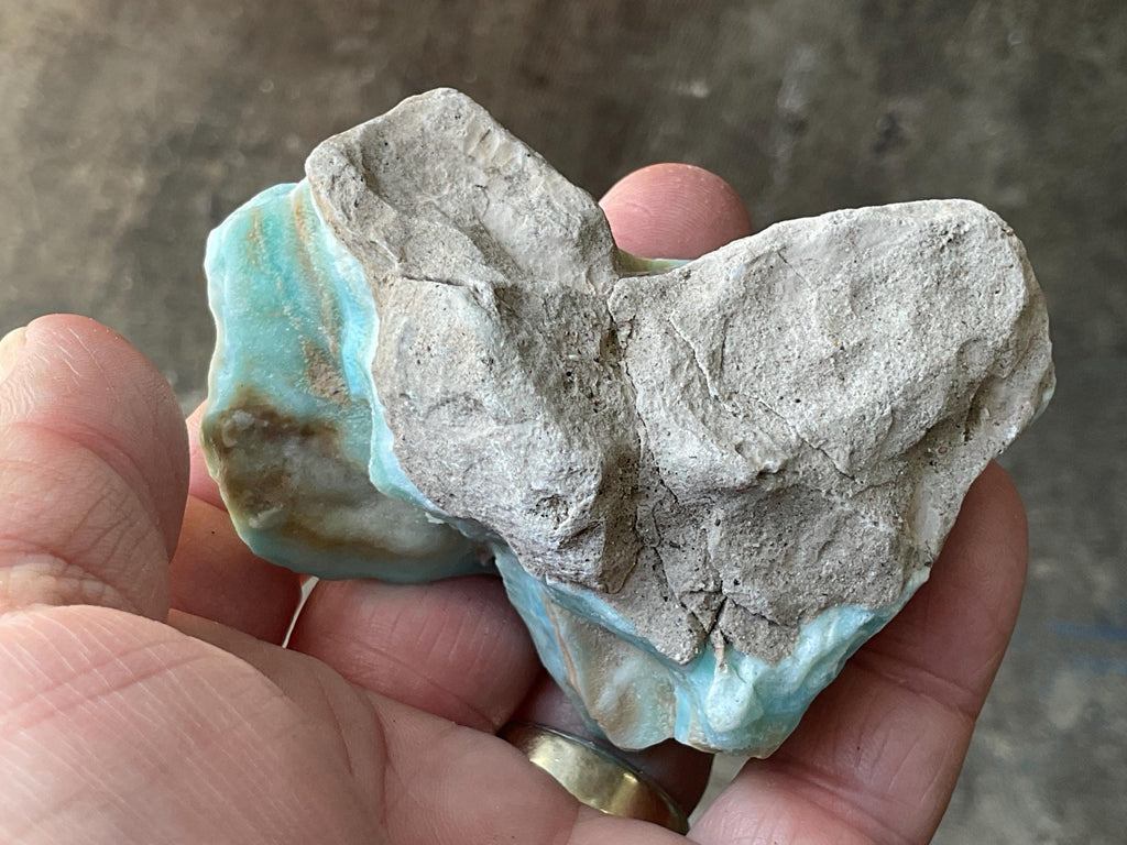 166g Botryoidal Blue Aragonite Specimen 6A