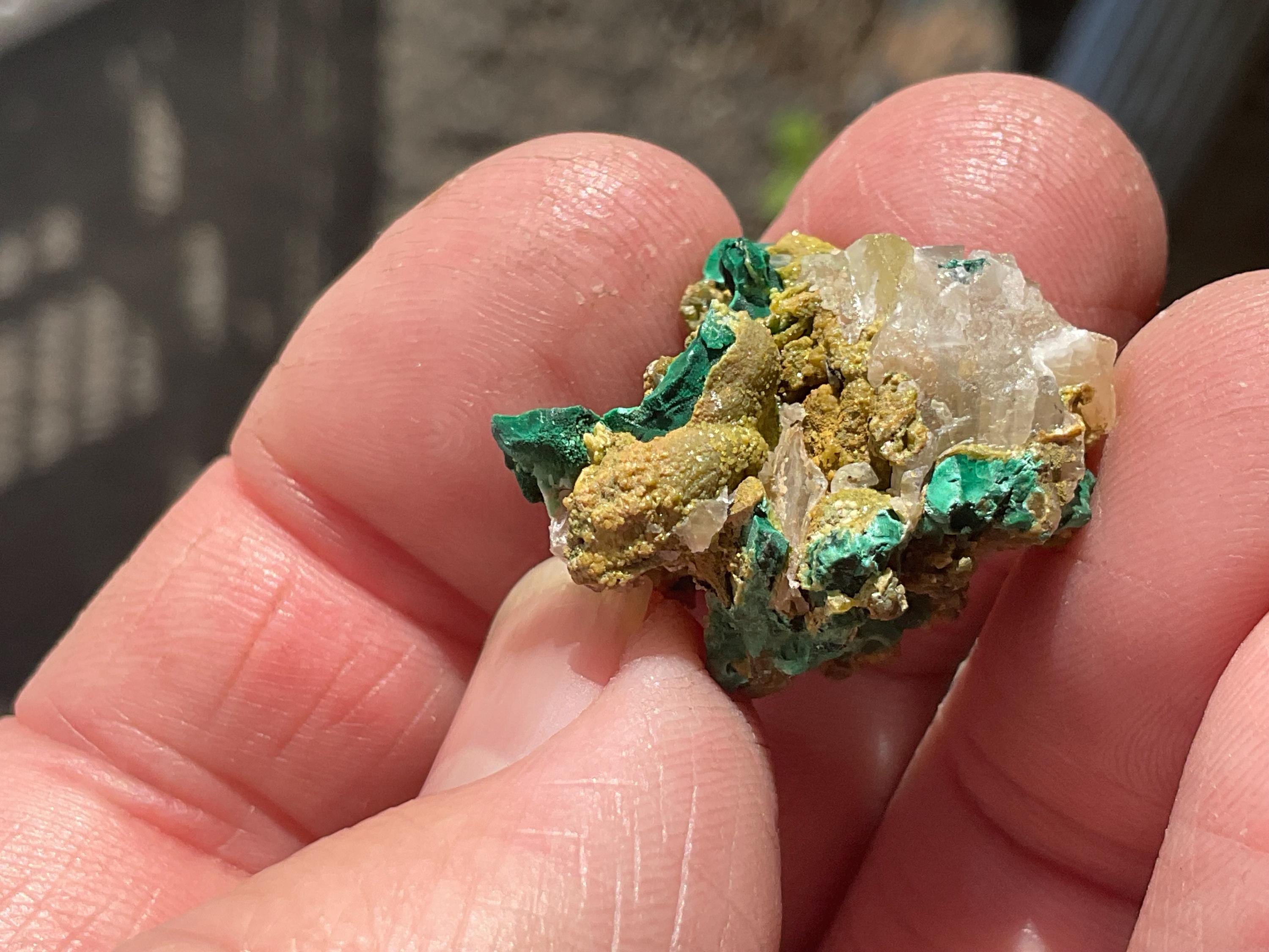 10g Australian Malachite, Cerussite and Pyromorphite Specimen 1C from Rum Jungle