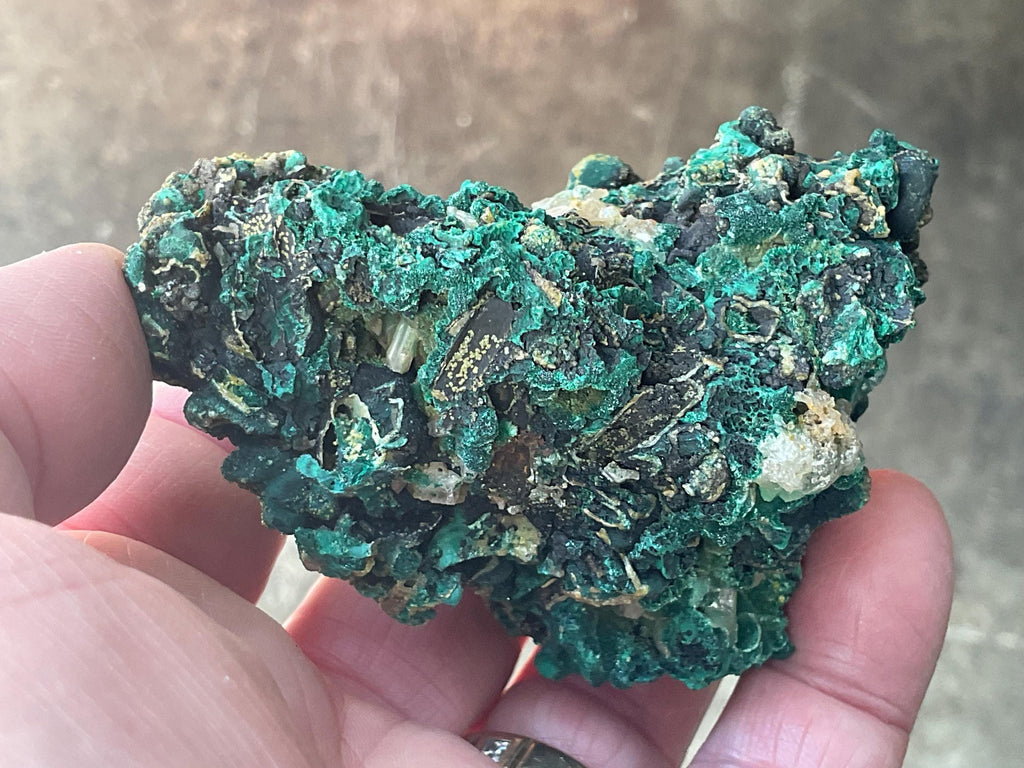 236g Australian Malachite, Cerussite and Pyromorphite Specimen 8C from Rum Jungle