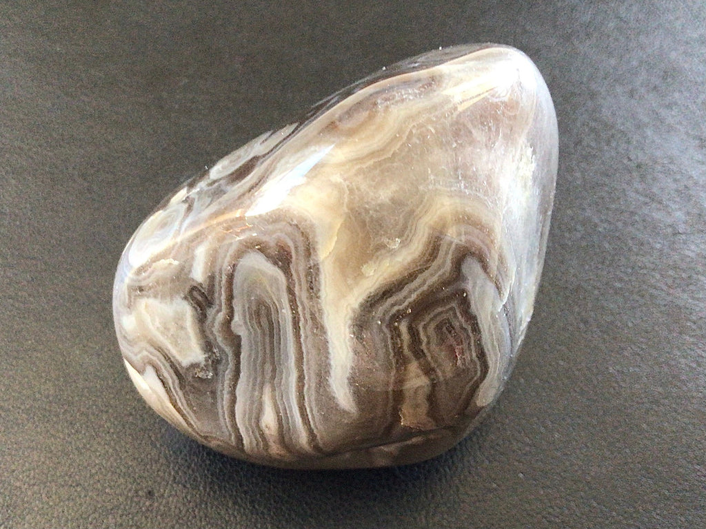 133g Large Crazy Lace Agate Palmstone 2A