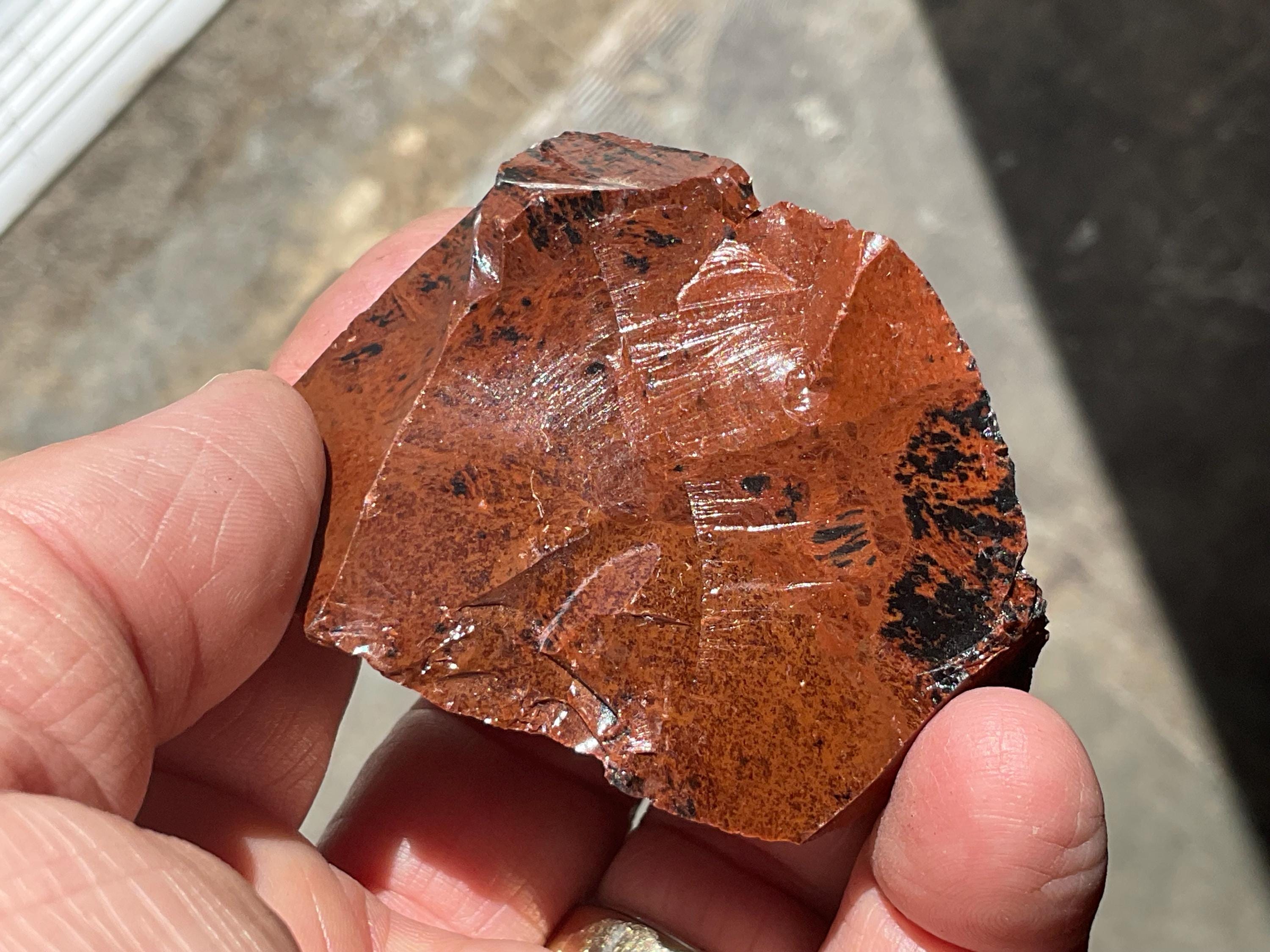 78g Mahogany Obsidian Rough Chunk 3A