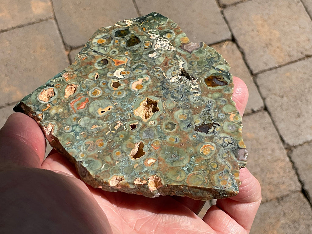 129g Mt Hay Rhyolite Polished Slab A