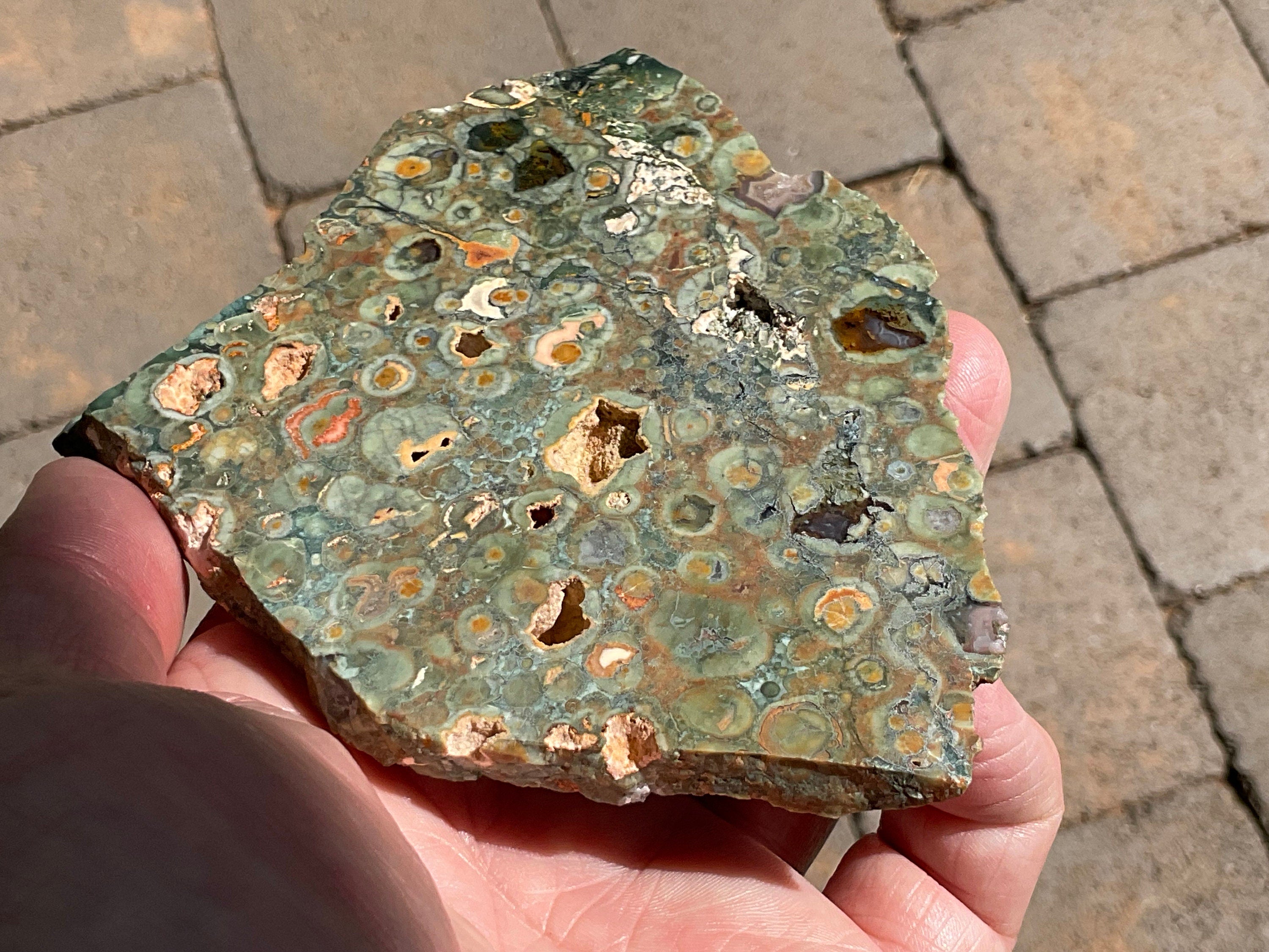 129g Mt Hay Rhyolite Polished Slab A