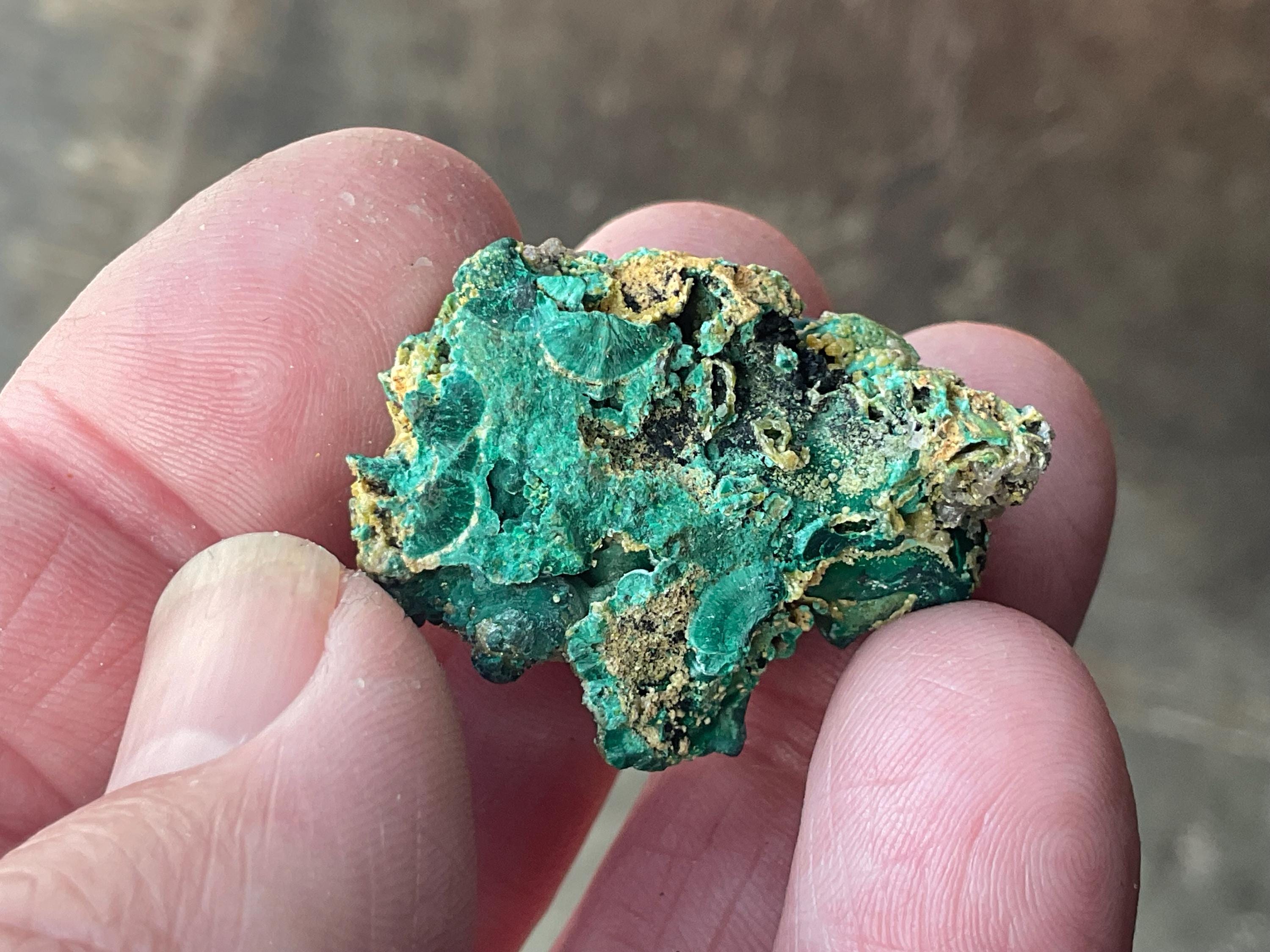 22g Australian Malachite, Cerussite and Pyromorphite Specimen 5B