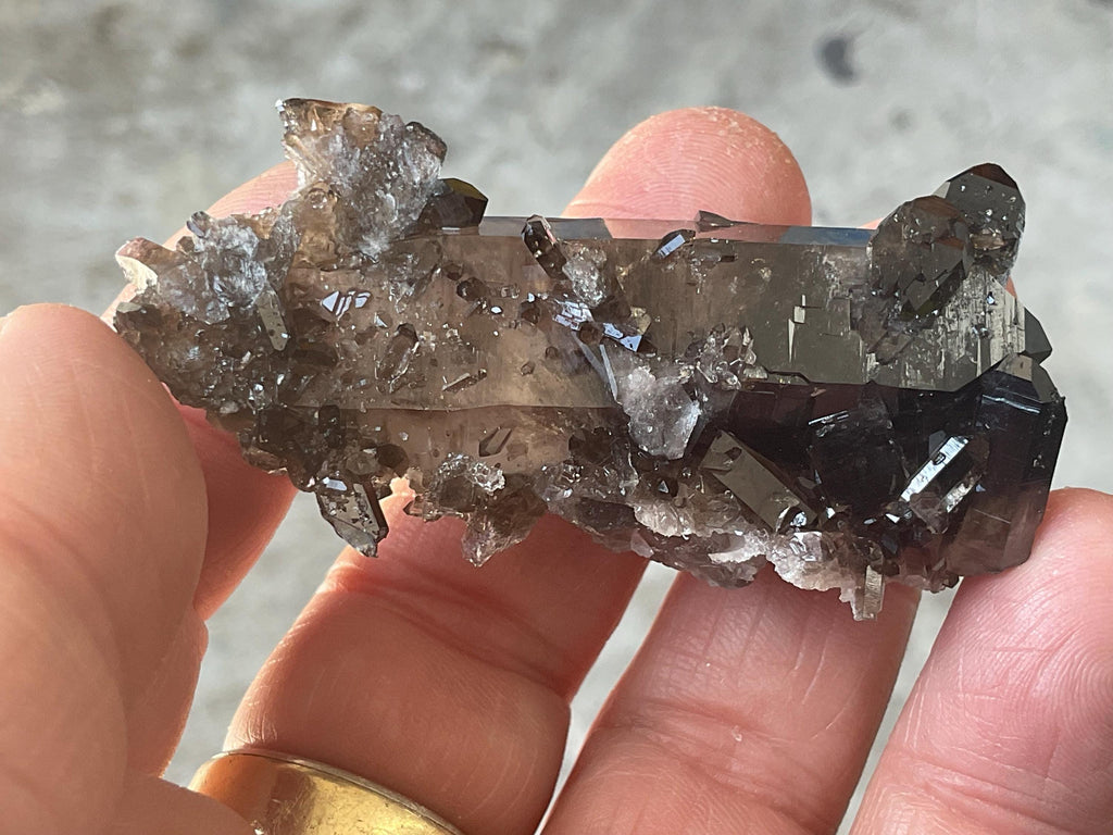 32g A Grade Smokey Quartz Cluster 4E