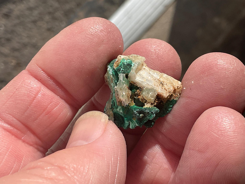 8g Australian Malachite and Cerussite  Specimen 5A from Rum Jungle