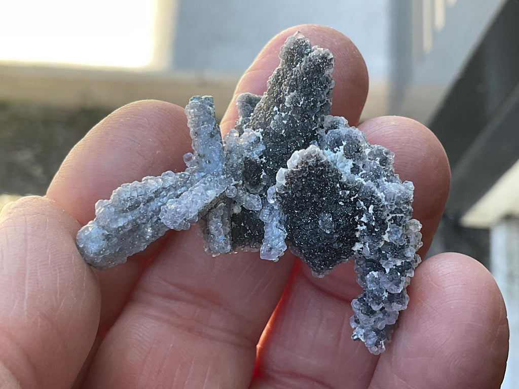14g Fluorite on Stibnite Specimen 2A from Jiangxi, China