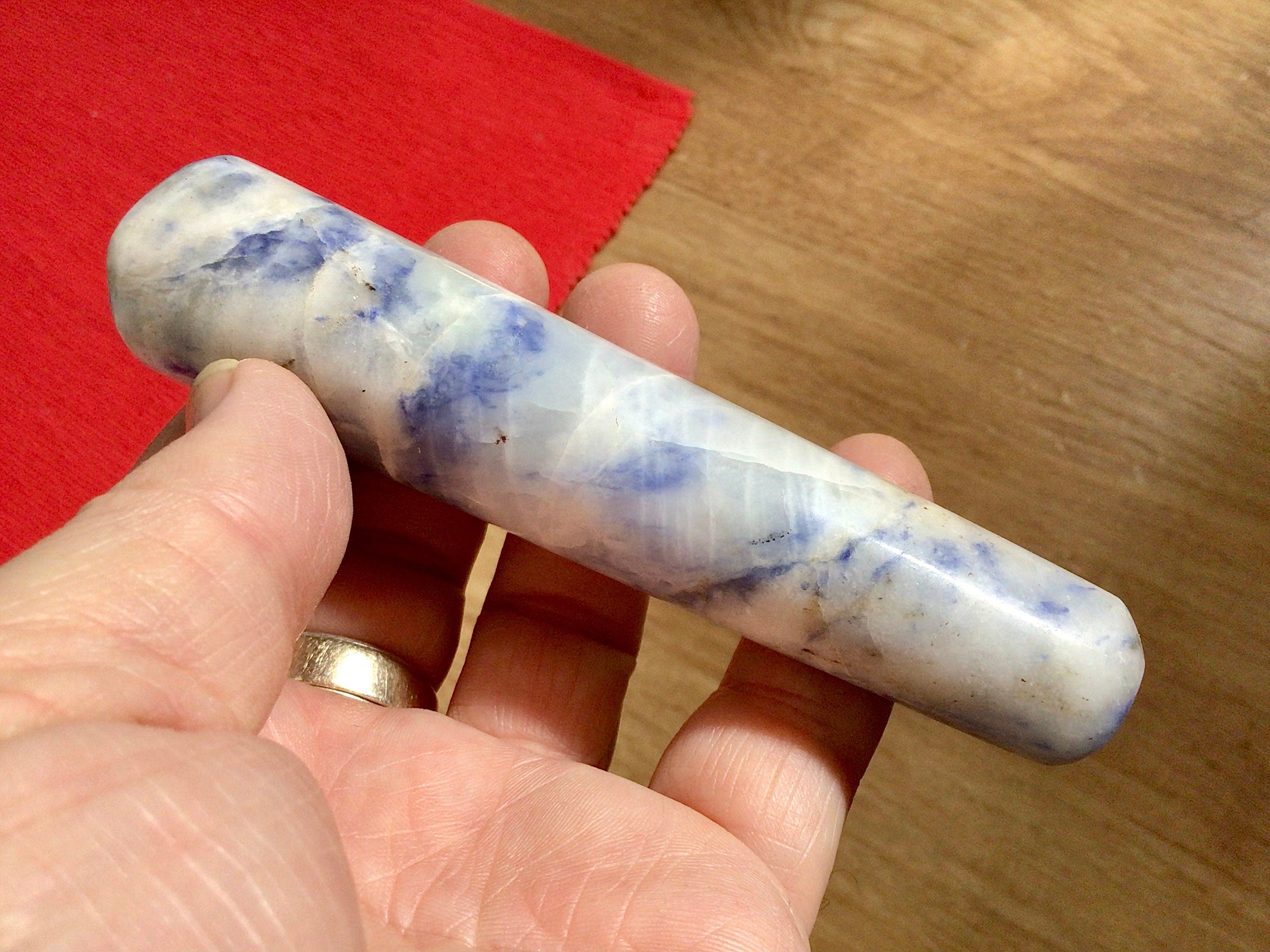126g Afghanite Massage Wand 1D