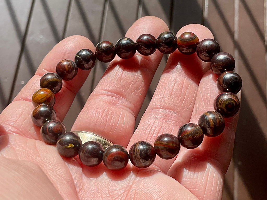 Tiger Iron 8mm Bead Bracelet