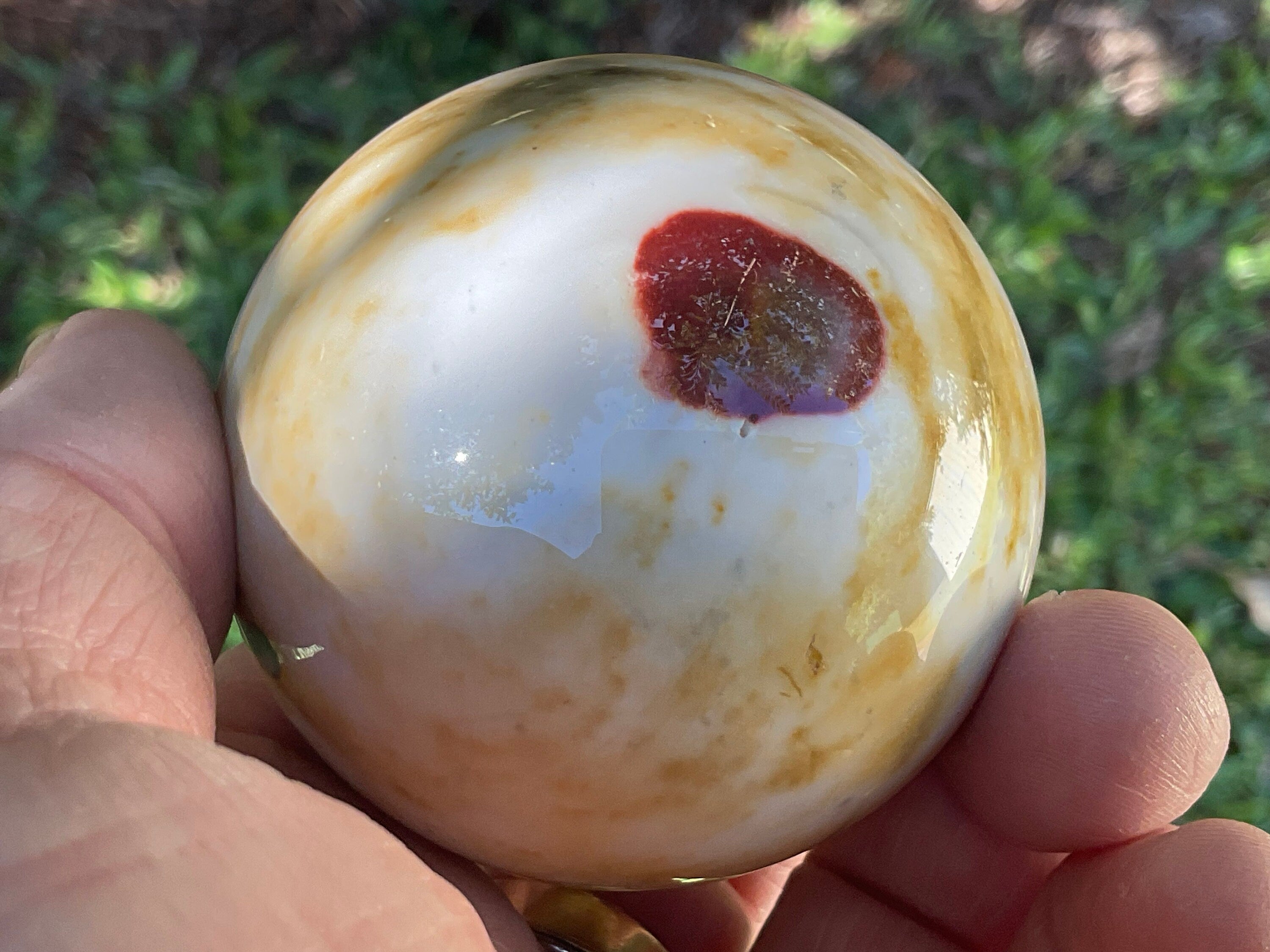 233g Mookaite Jasper Sphere 2A