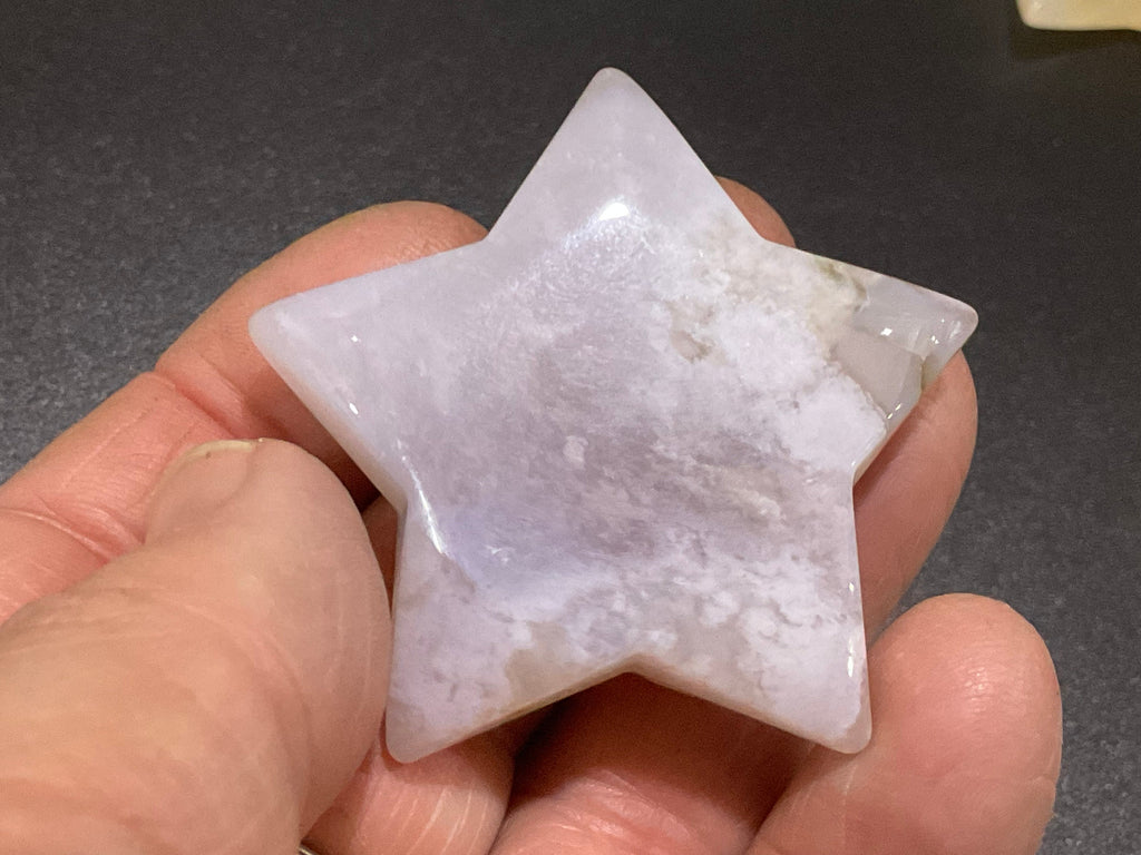 42g Flower Agate Star 5A