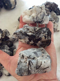 450g (3 pieces) Large Rough Australian Tourmalated Quartz Pieces