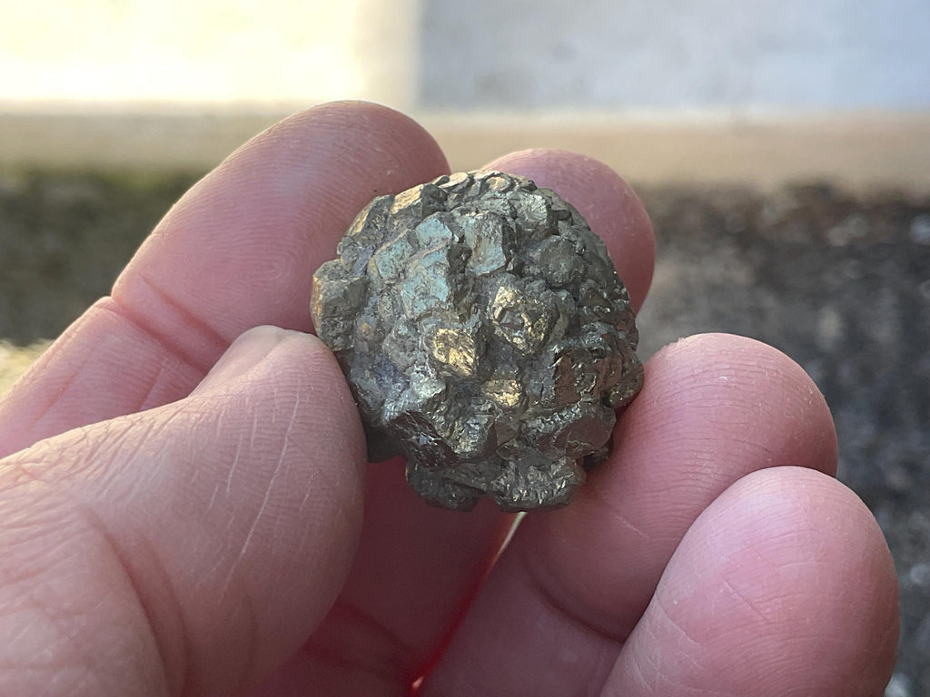 28g Natural Indonesian Pyrite after Marcasite Nodule 2A