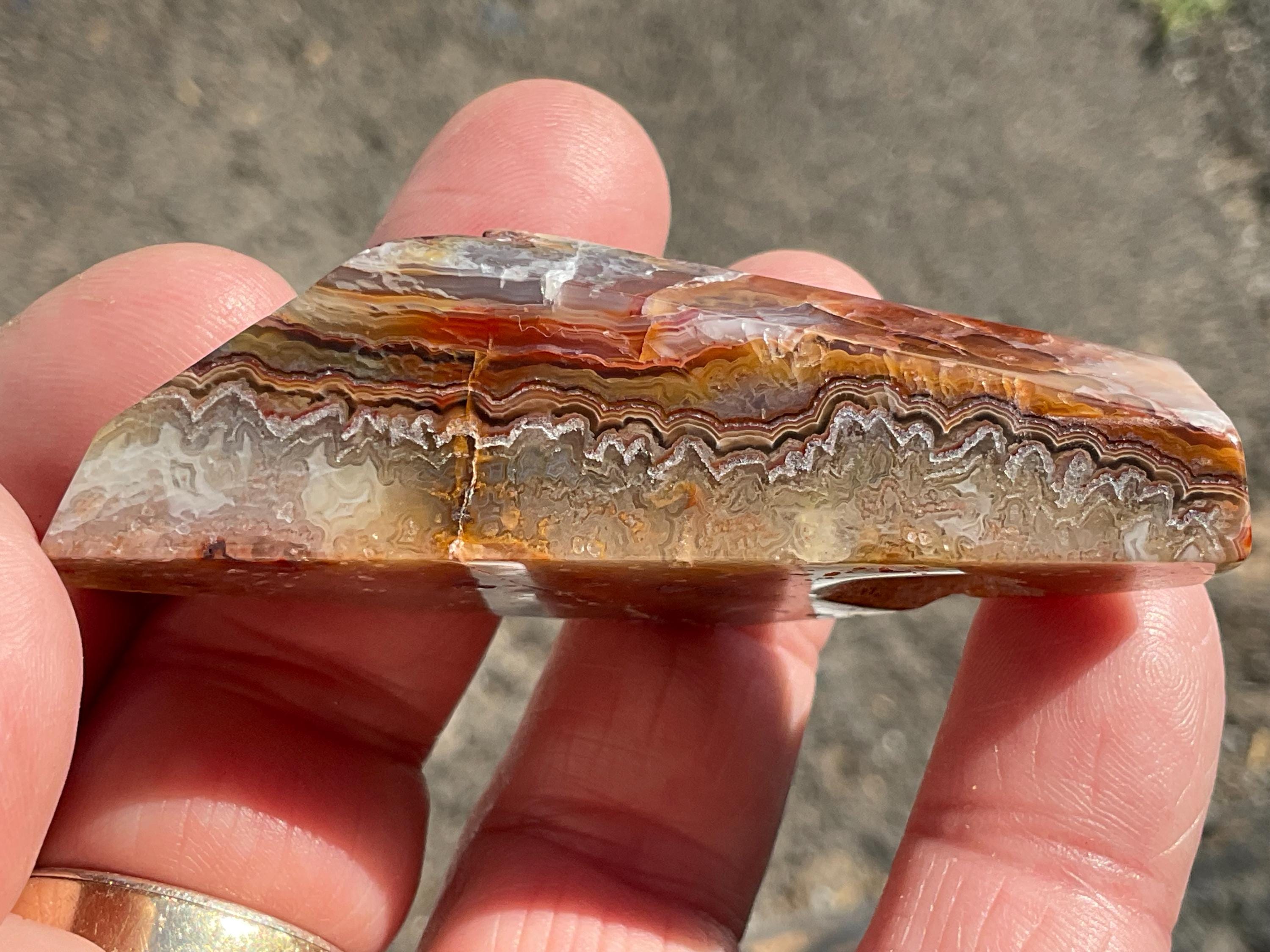52g Mexican Crazy Lace Agate Freeform 12A