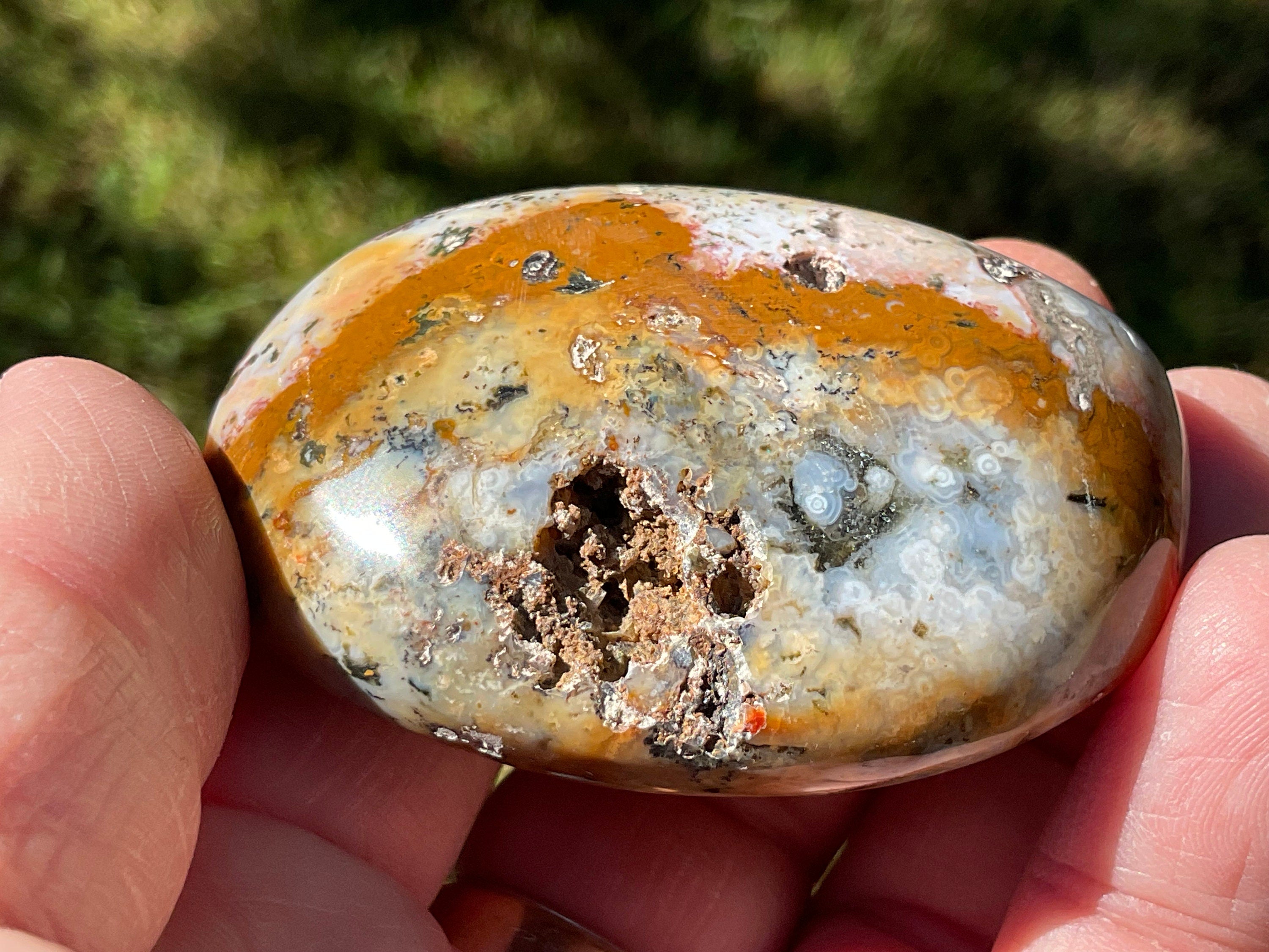 98g Ocean Jasper/Opal Palmstone 8B