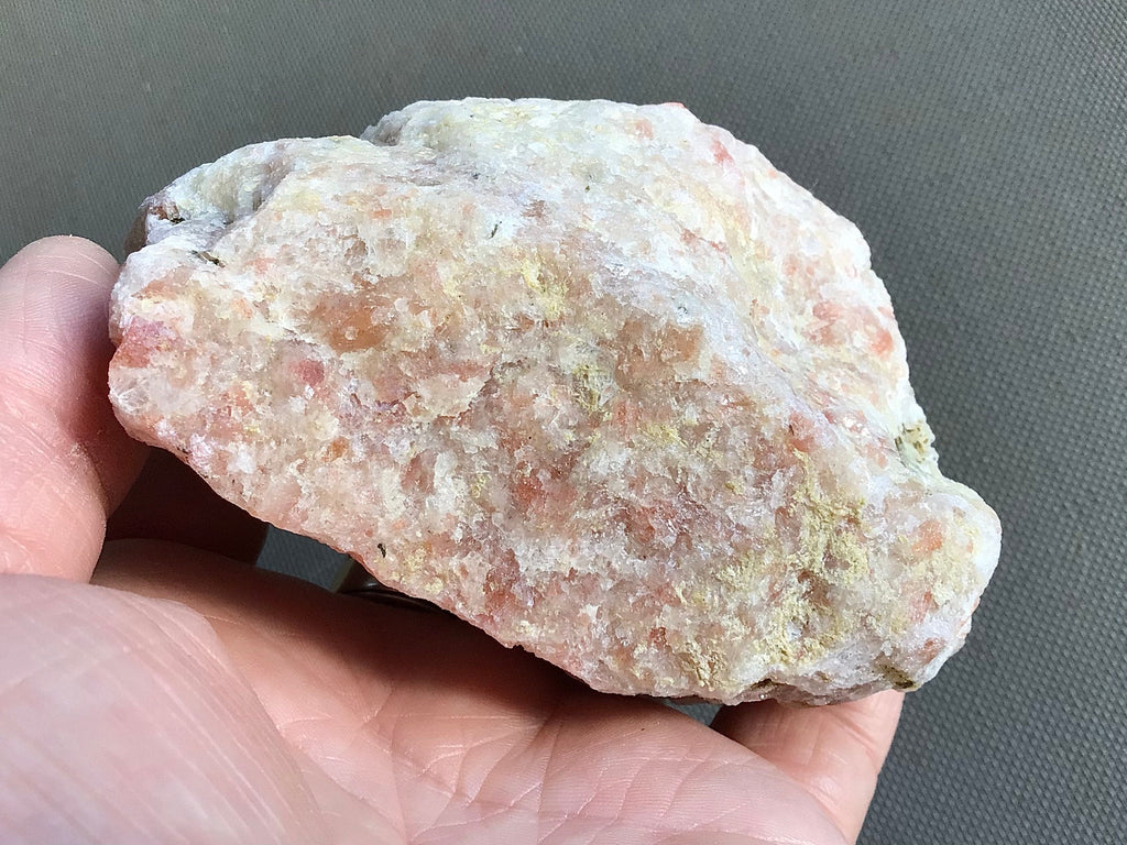 380g Sunstone with Biotite Mica Rough Piece C