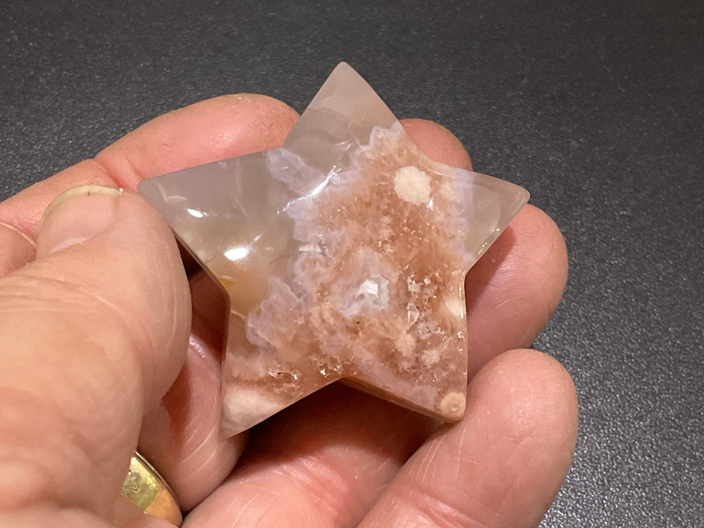 40g Flower Agate Star 4C