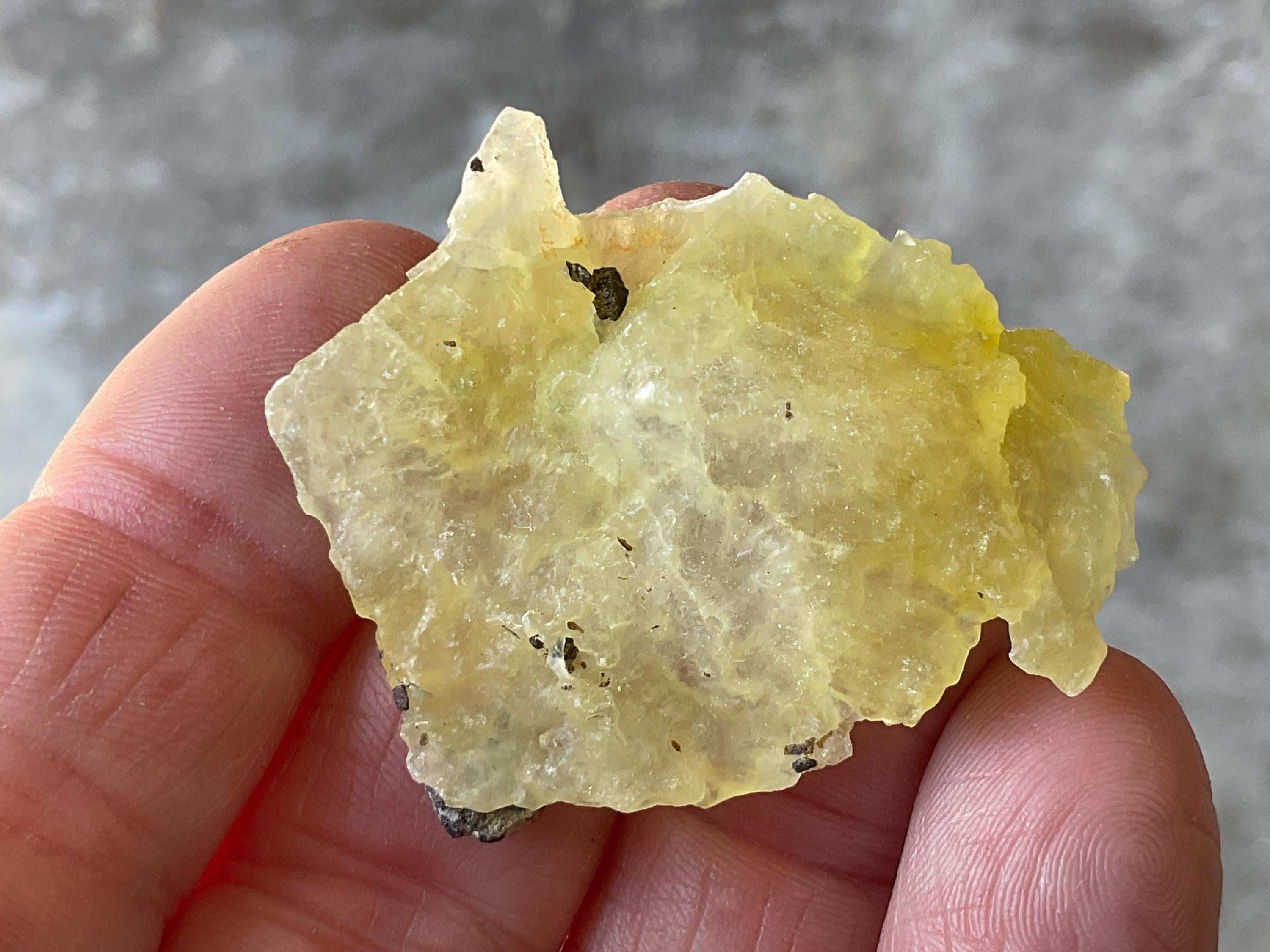 6g Pakistan Yellow Brucite Specimen 3A