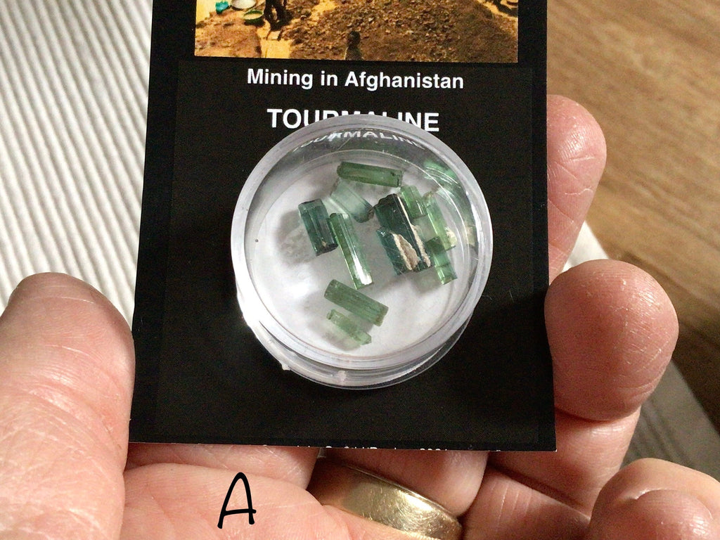 Afghanistan Tourmaline Specimen Pack A