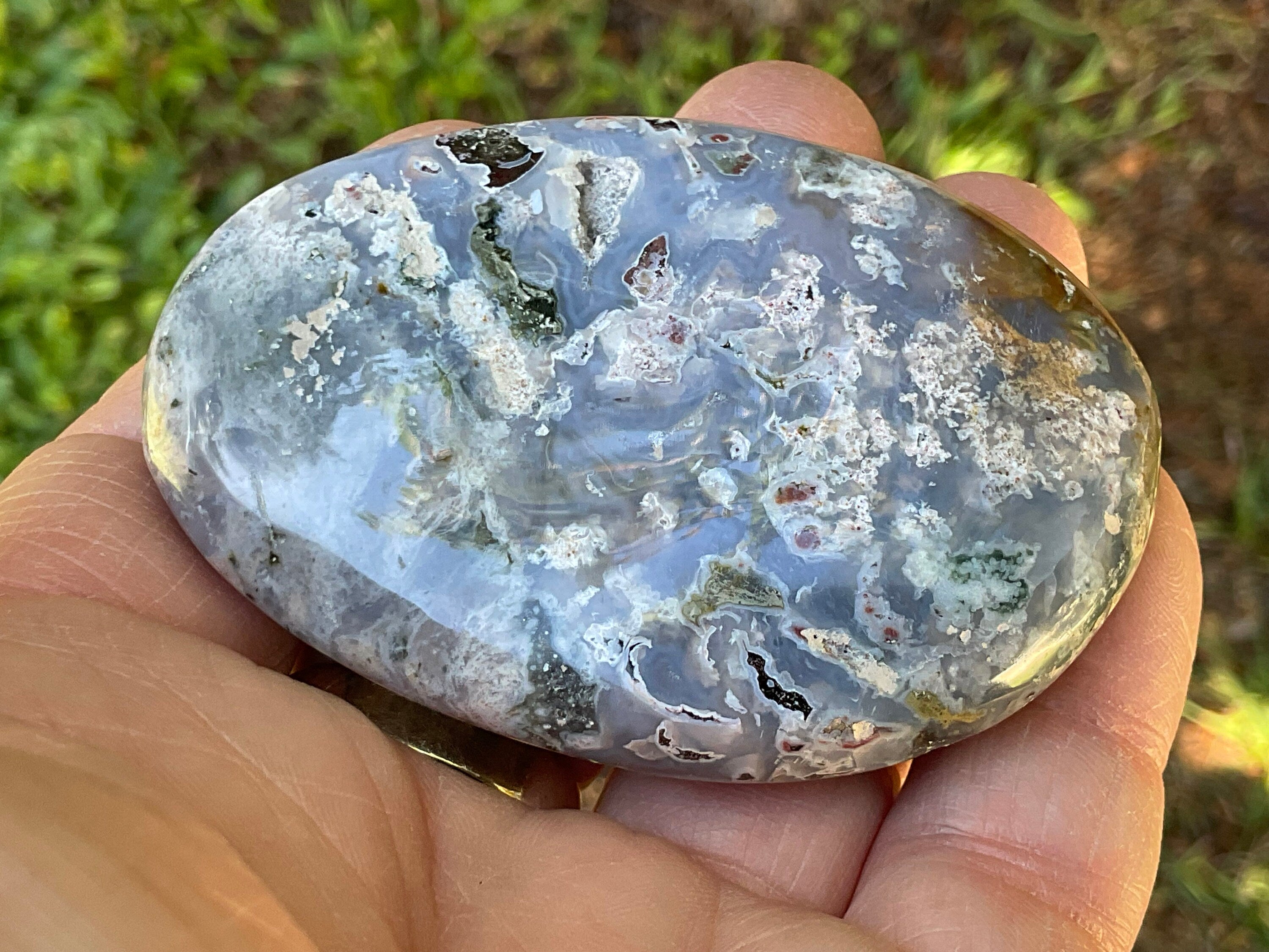 100g Ocean Jasper/Opal Palmstone 10A