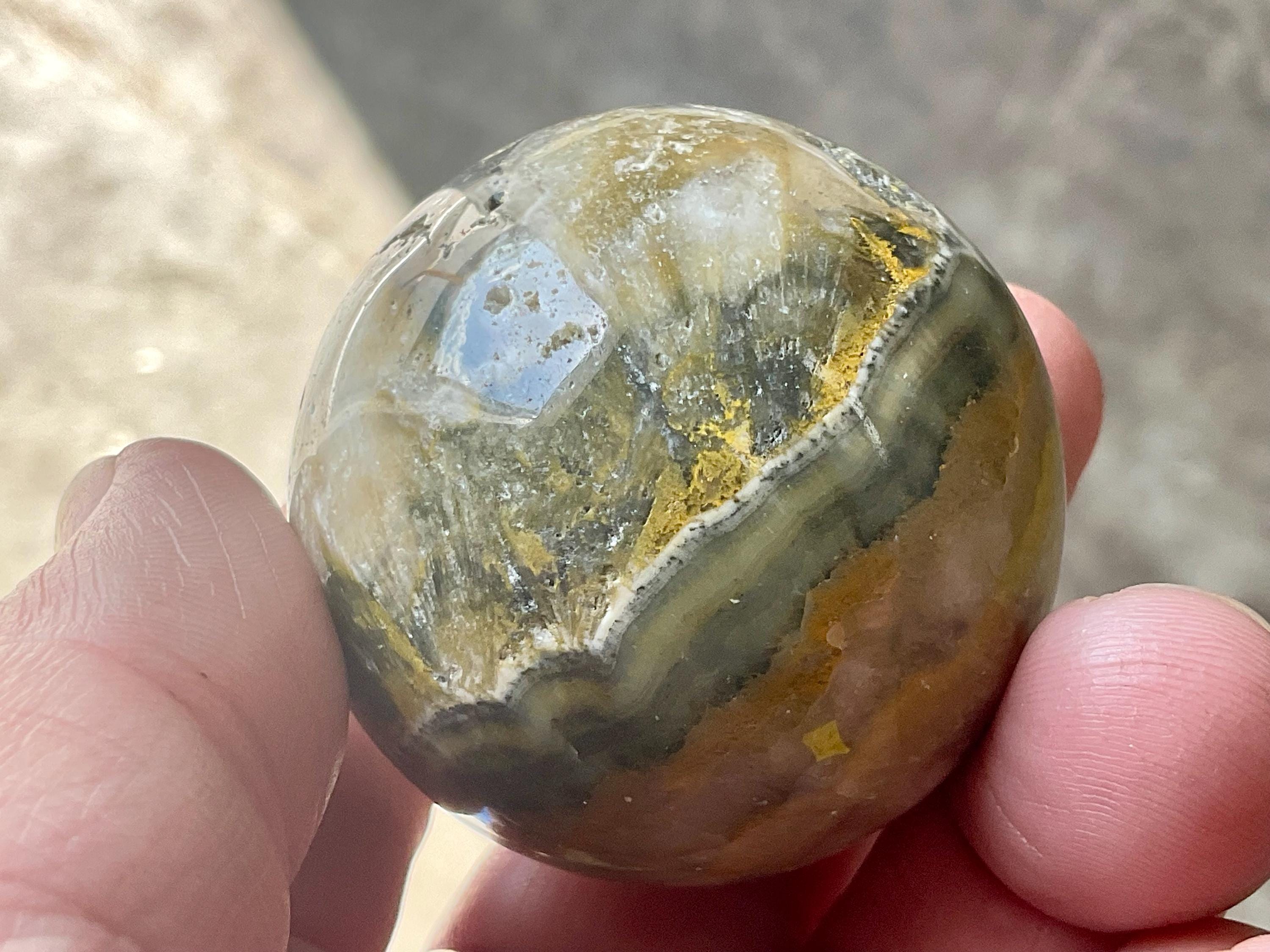 126g Indonesian BumbleBee Jasper Sphere 2B
