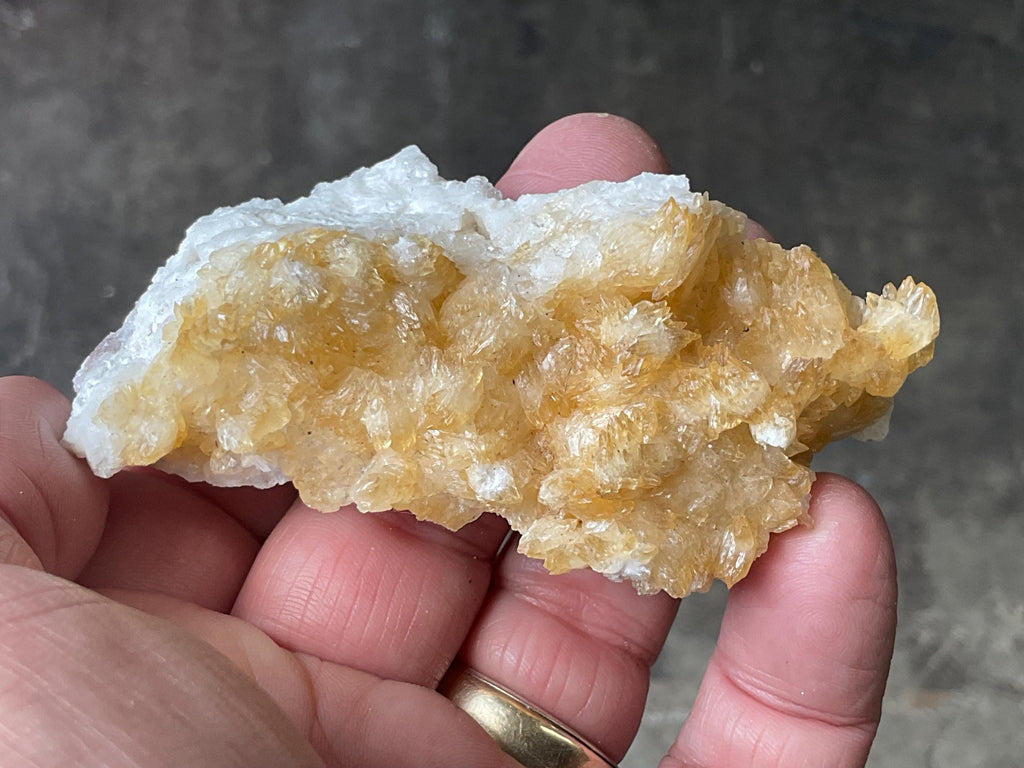 64g Amber Calcite Specimen 2B from Guizhou, China