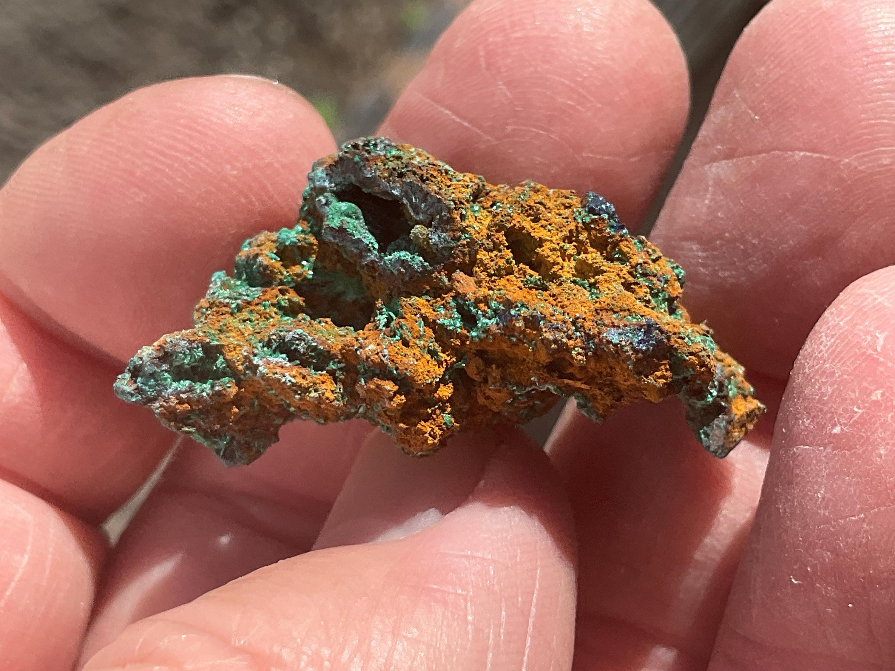 8g Azurite with Malachite Specimen 1A from Anhui, China
