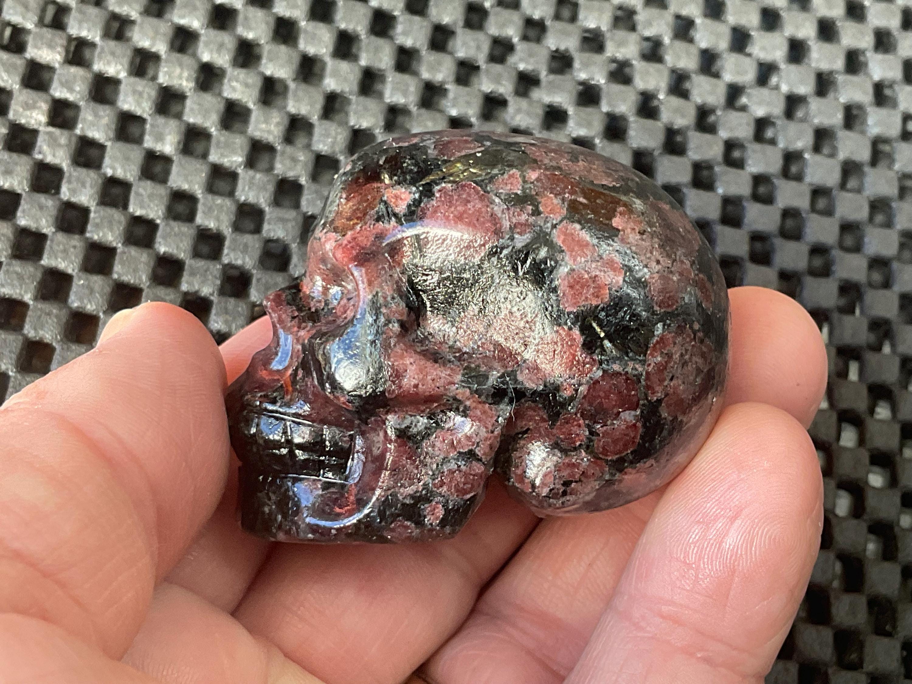 116g Garnet in Matrix Skull A