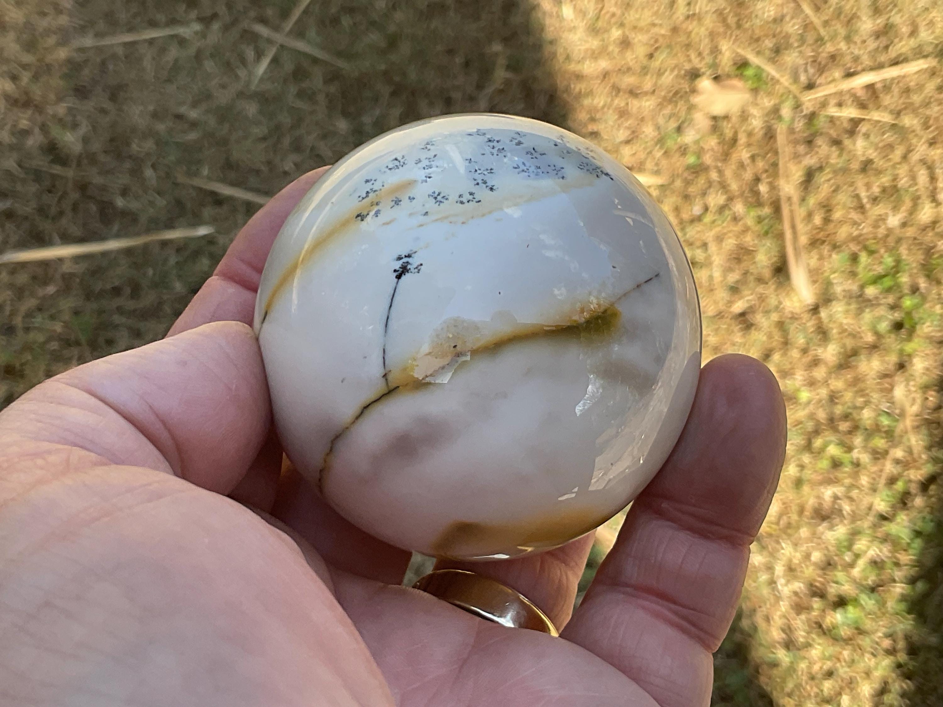 275g (5.4cm diameter) Mookaite Sphere 6C