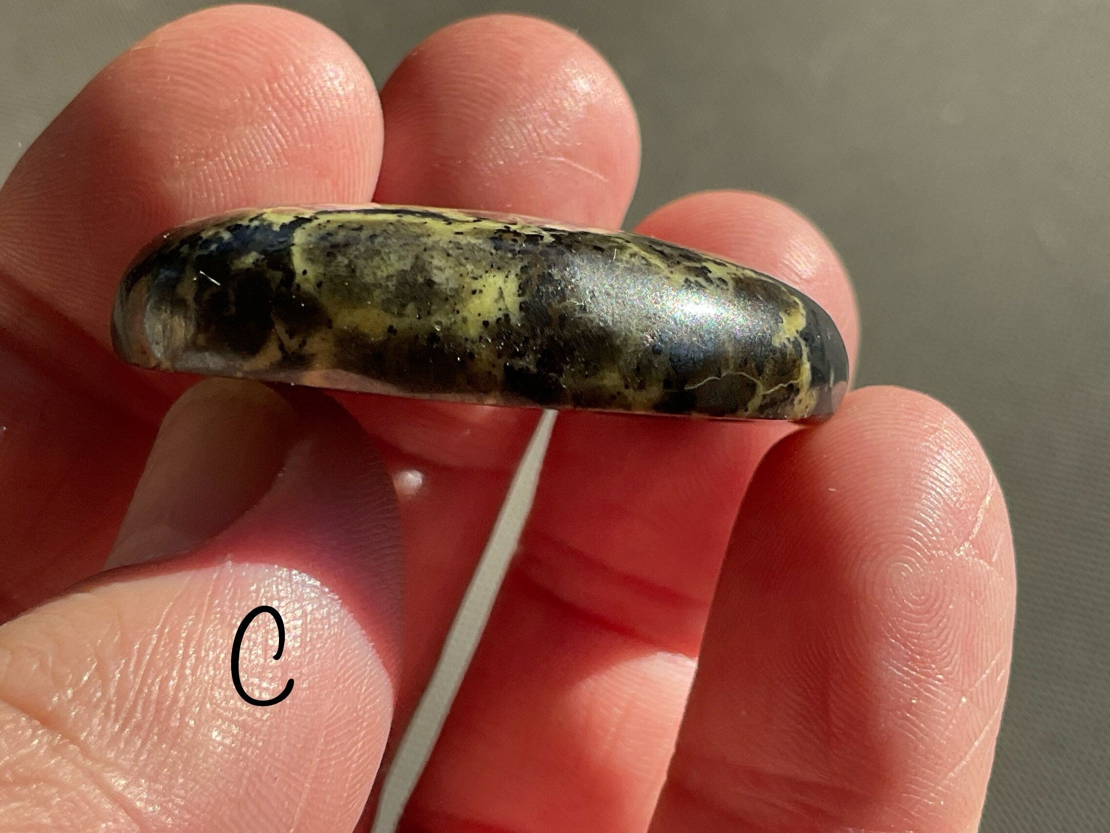 Pakistan Snakeskin Jasper Thumb Stone Group 6