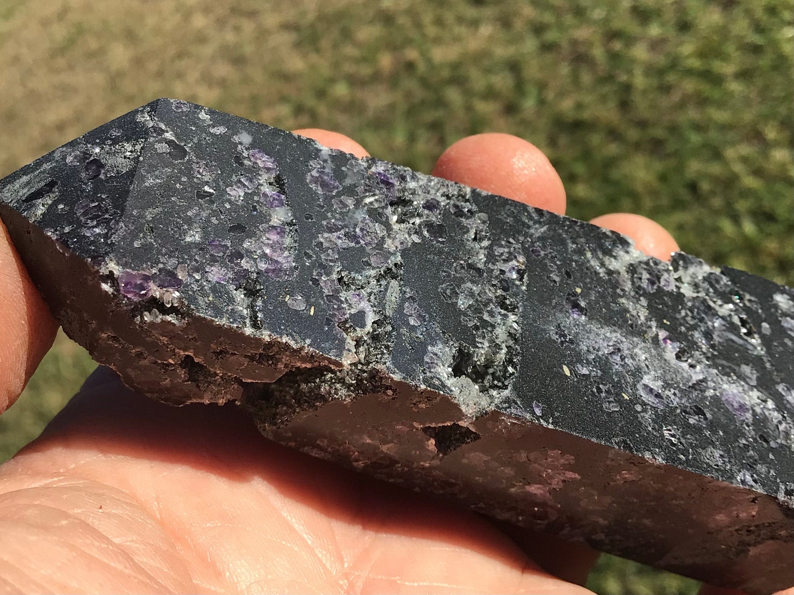 128g Sphalerite Generator with Lavender Fluorite and Clear Quartz 3C