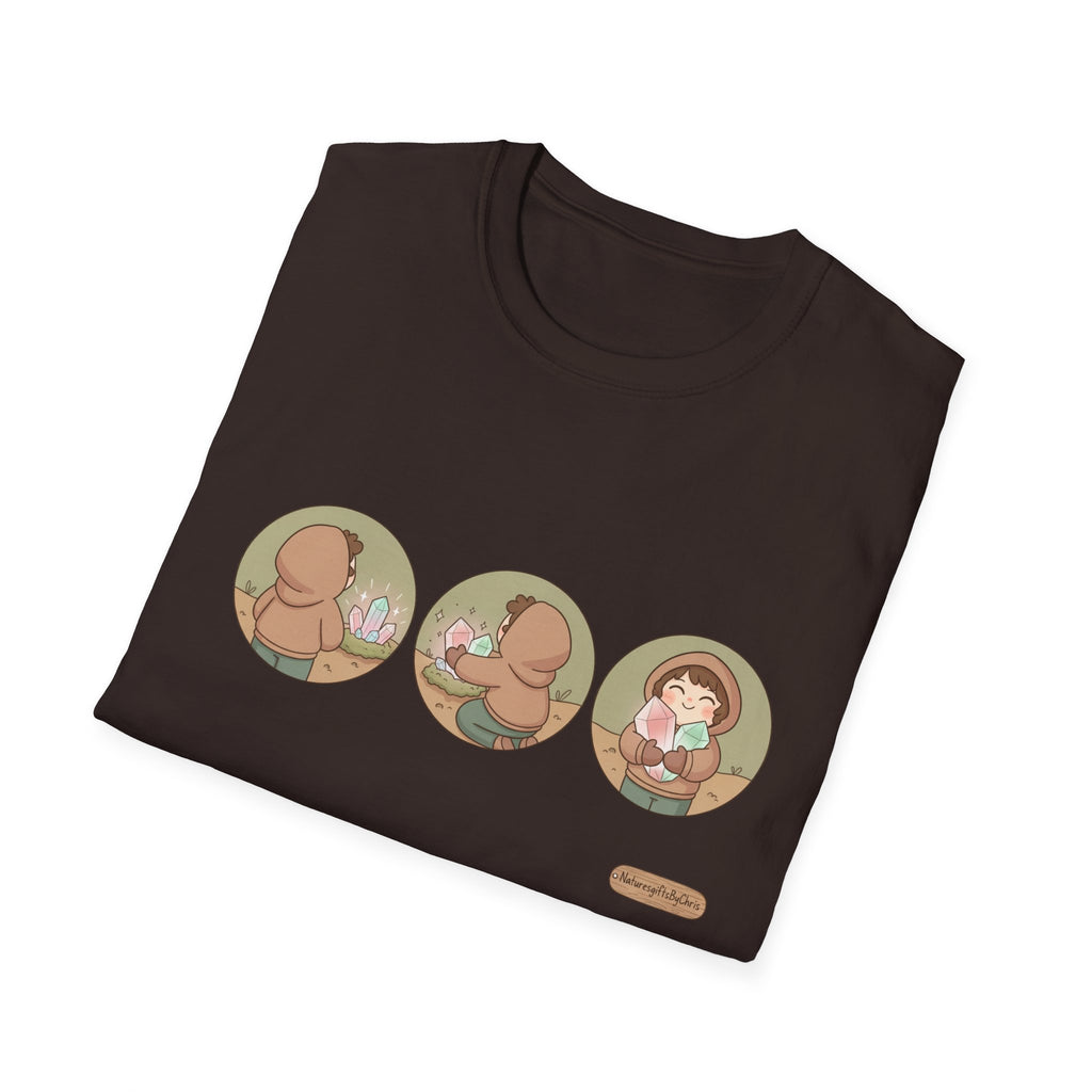 Women’s Tee Cute Three-Panel Crystal Find