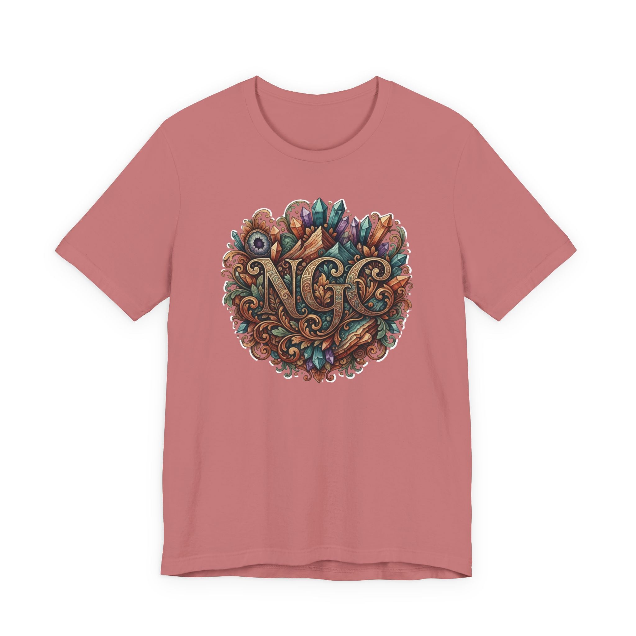 NGC Crystal Mandala Tee – Vintage Nature Graphic T-Shirt