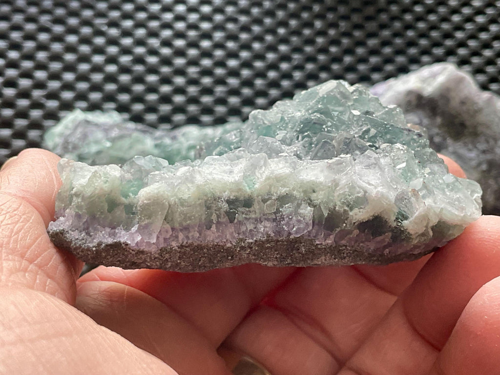 110g Purple/Green Chinese Sugar Fluorite Specimen 7A
