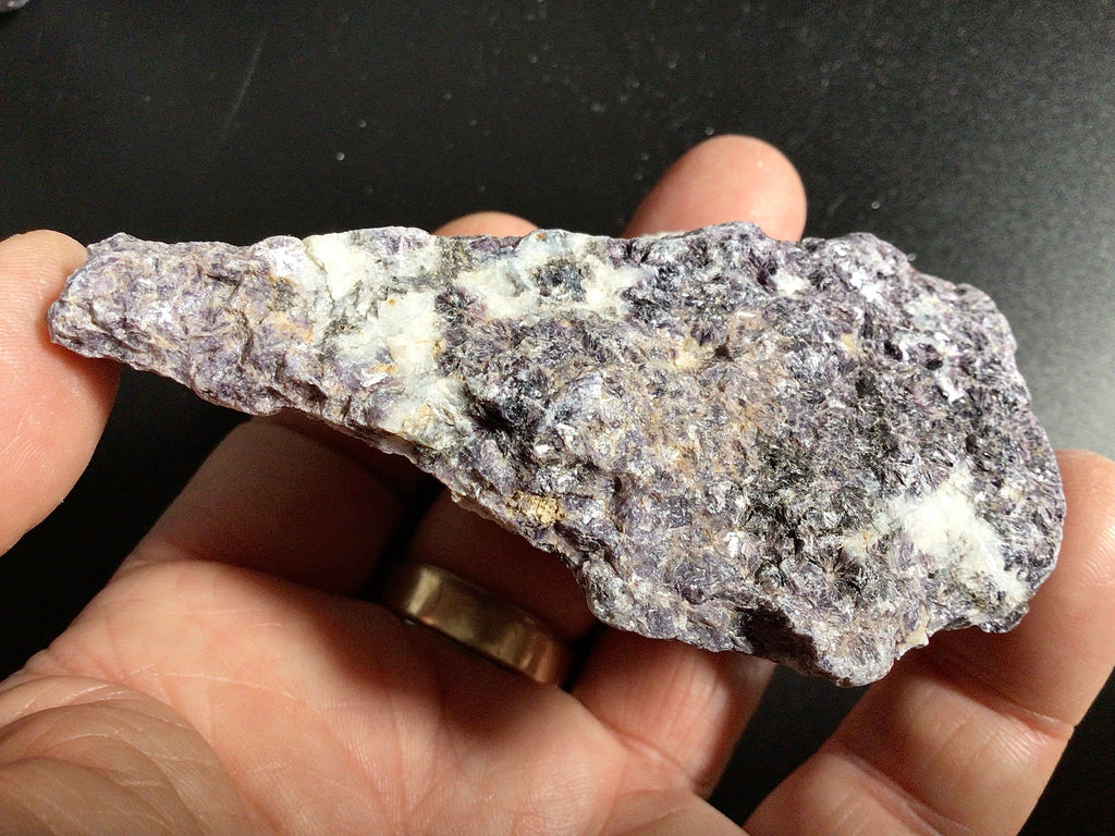 113g Trilithionite with Petalite and Rubellite Rough Piece 5A