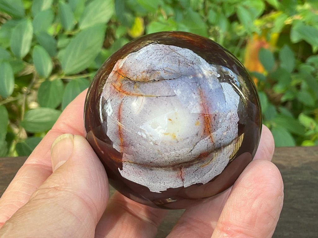 319g (5.2cm diameter) Mookaite Sphere 6A