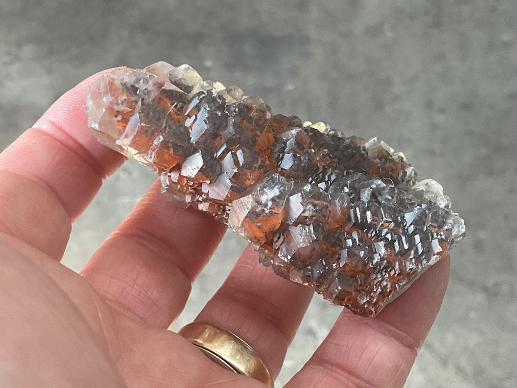 102g “Red Pagoda” Calcite Specimen 8C from Hubei, China