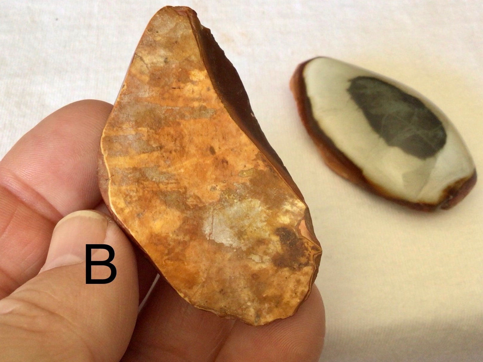 Polychrome Jasper One Side Polished Palmstone 2B