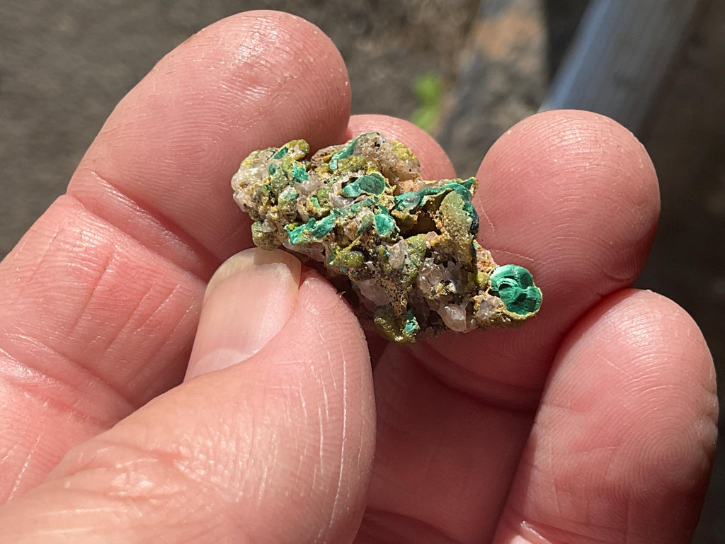 16g Australia Malachite, Cerussite and Pyromorphite Specimen 1A from Rum Jungle
