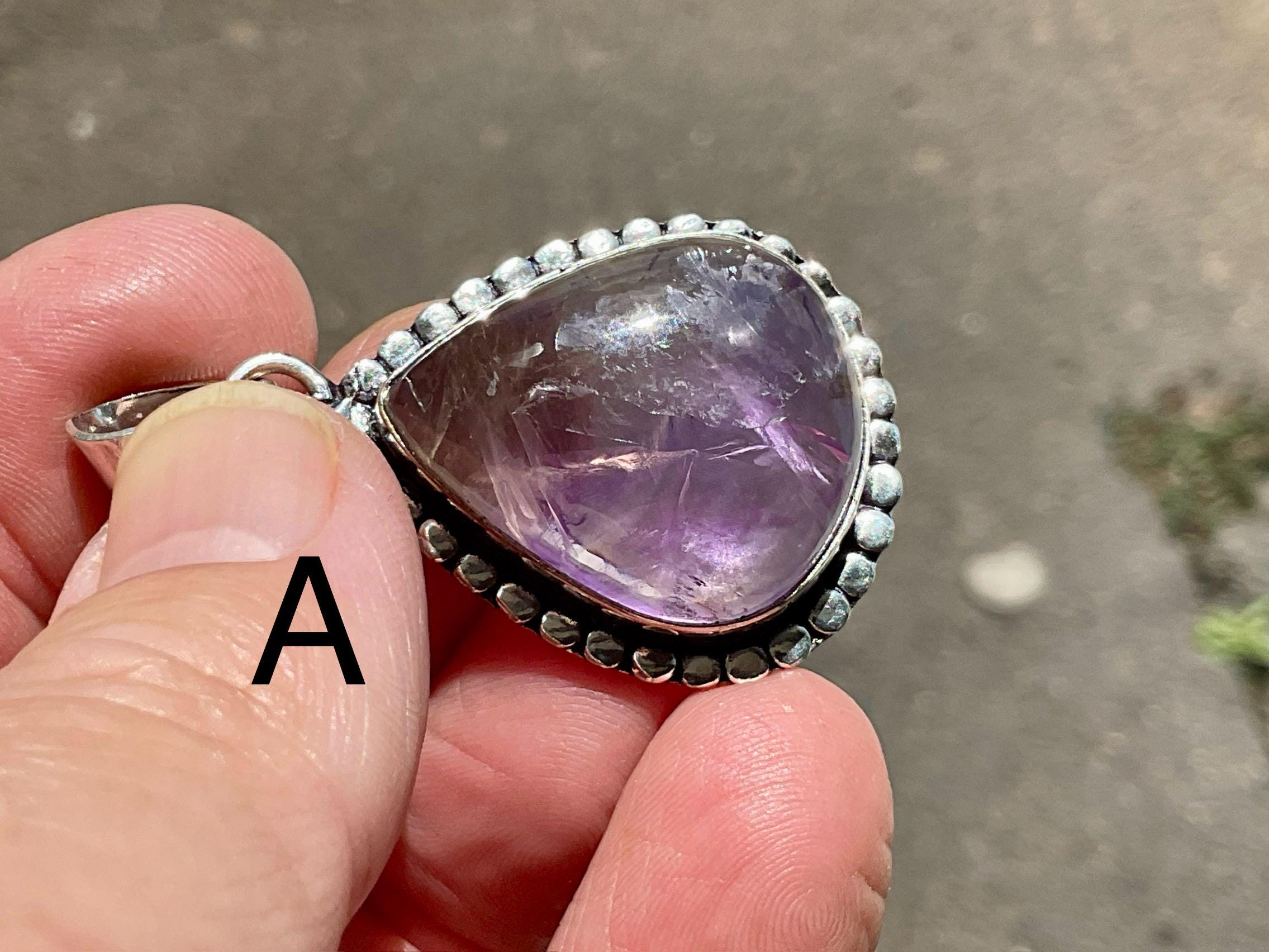 Antique Style Ametrine Pendant 2A